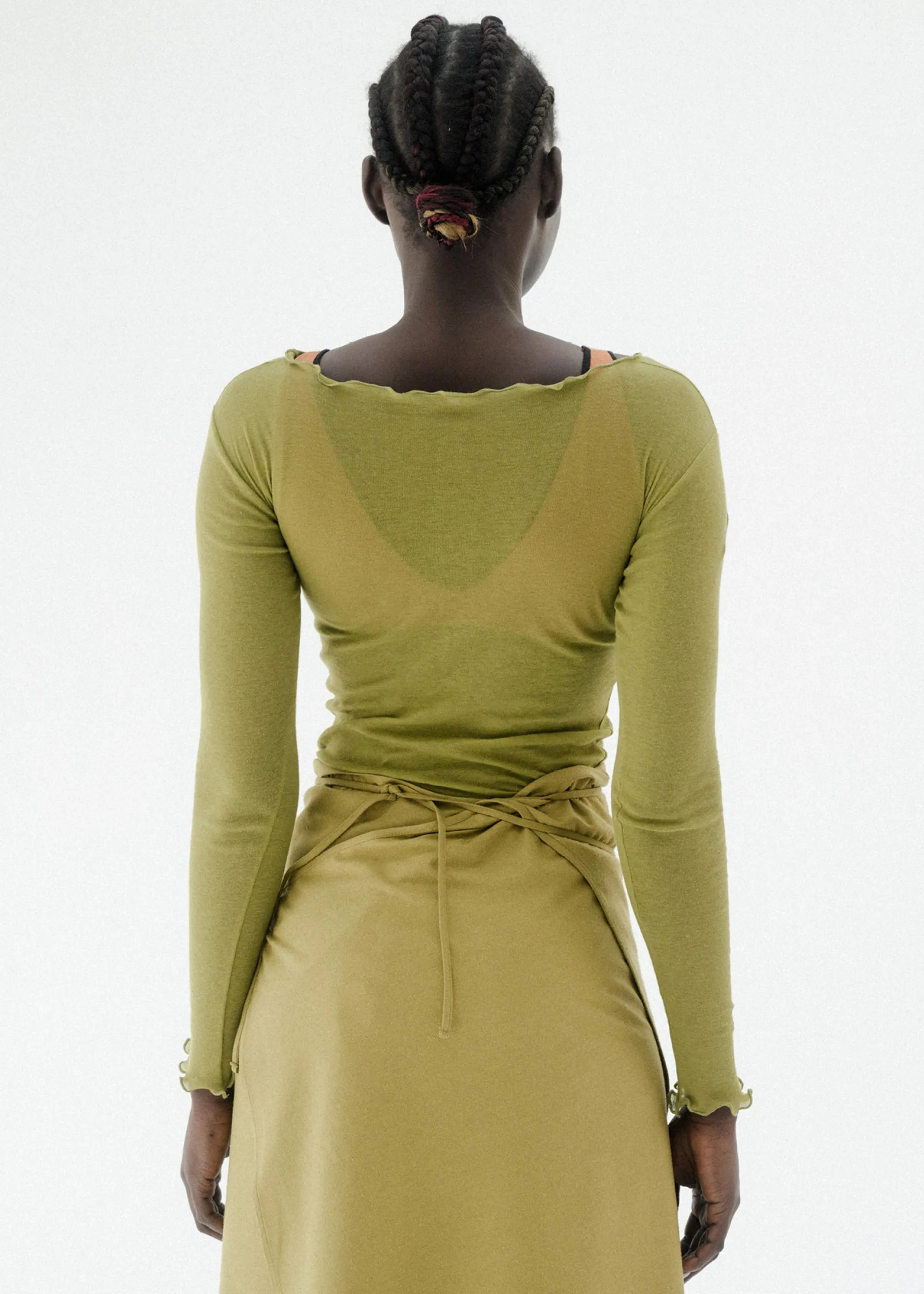 Baserange Tabbys Star Long Sleeve (Brace Green) | Parallel