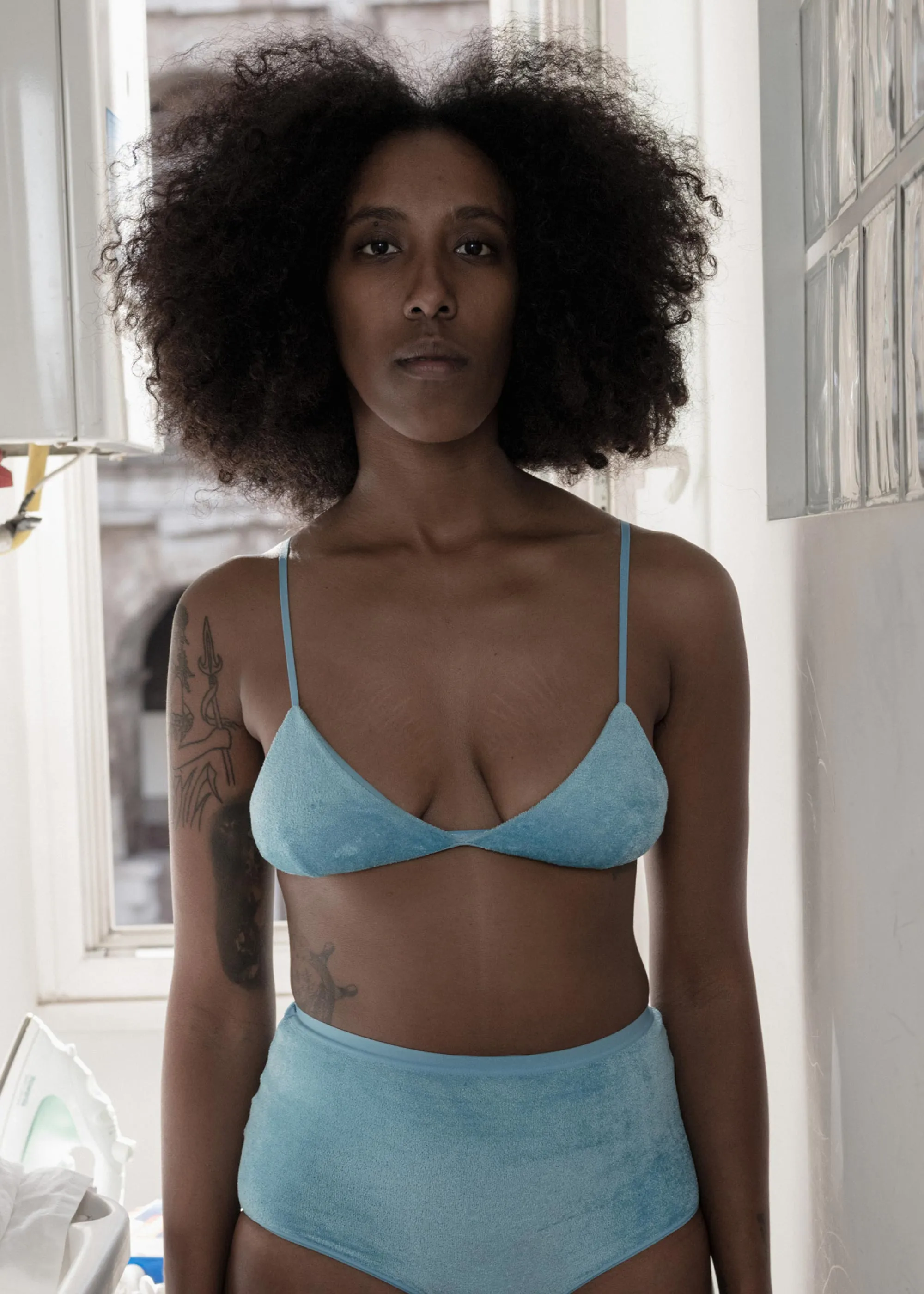 Baserange Mississippi Bra (Civi Blue) sold by Penny Sage