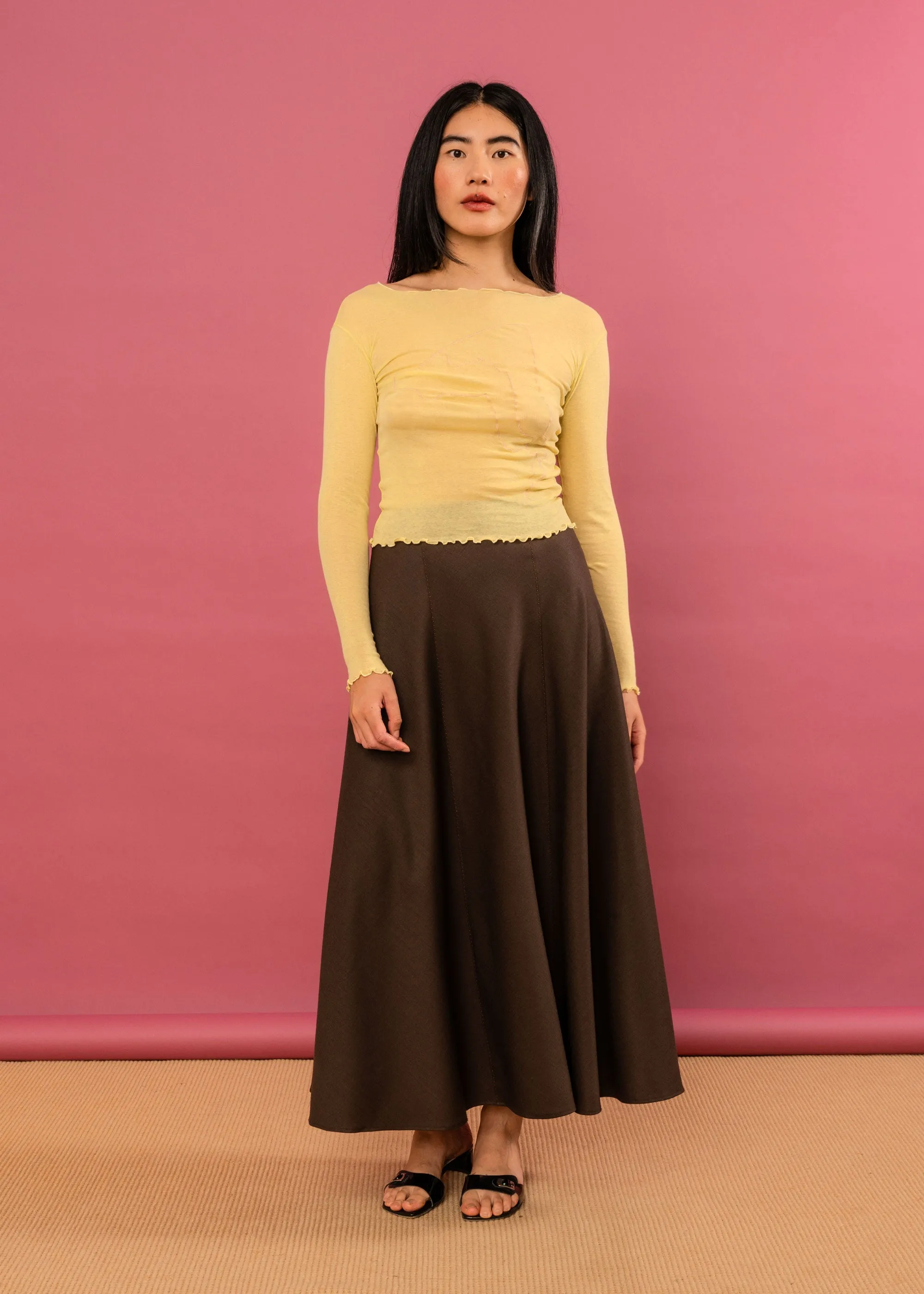Frances Skirt (Chocolate) sold by Penny Sage product image thumbnail 2