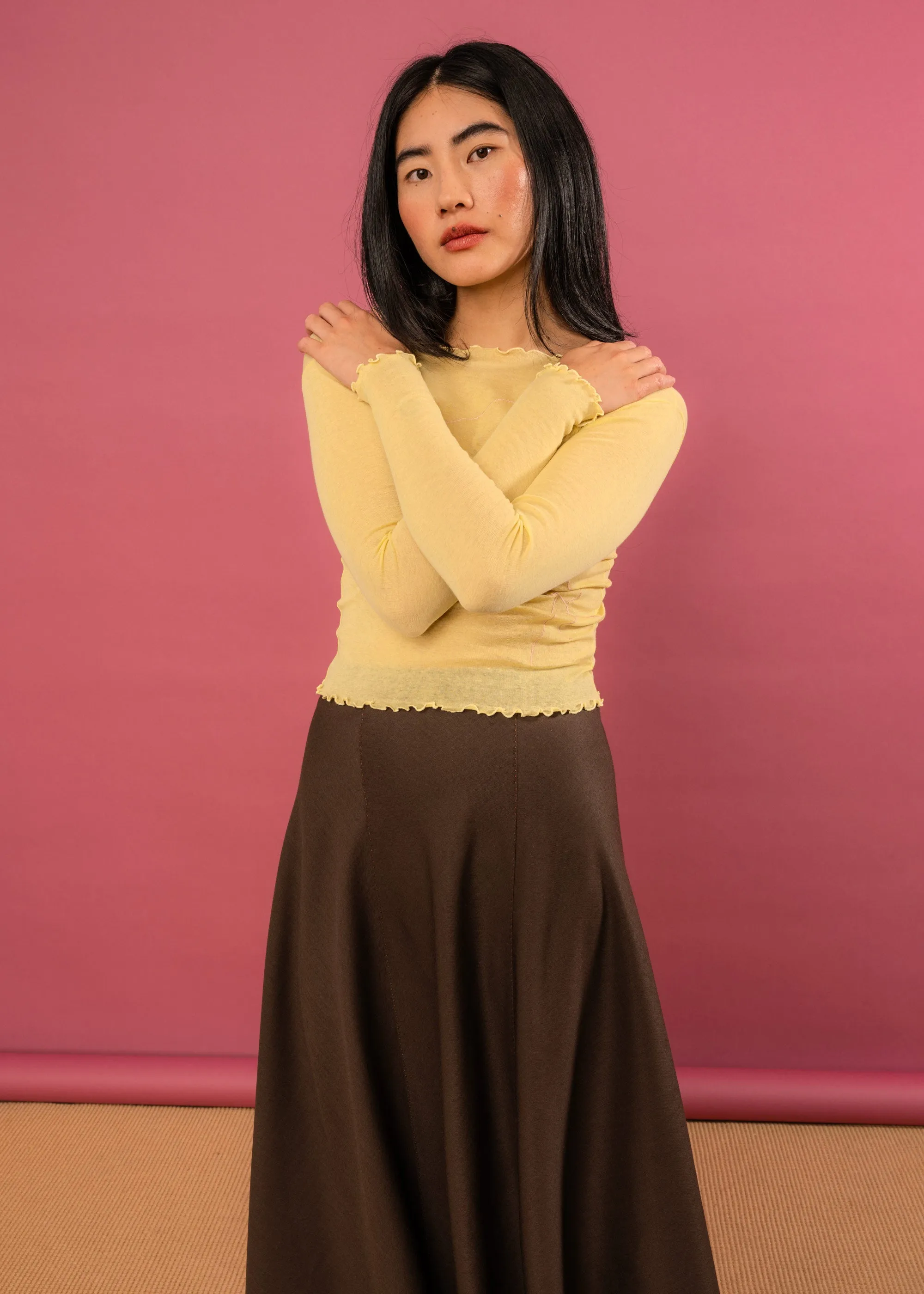 Frances Skirt (Chocolate) sold by Penny Sage product image thumbnail 3