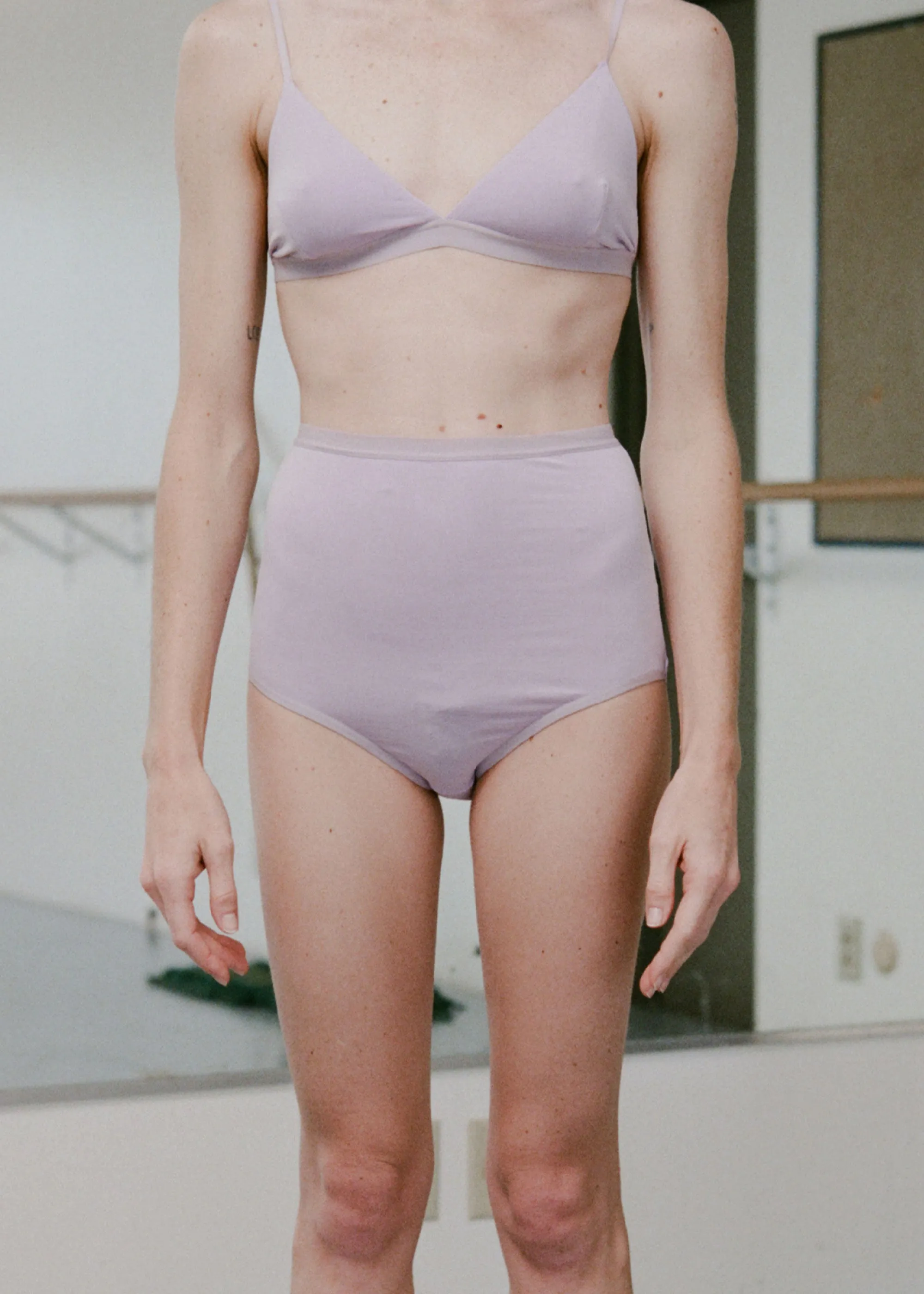 Baserange Highwaist Bell Pants (Sea Purple) sold by Penny Sage