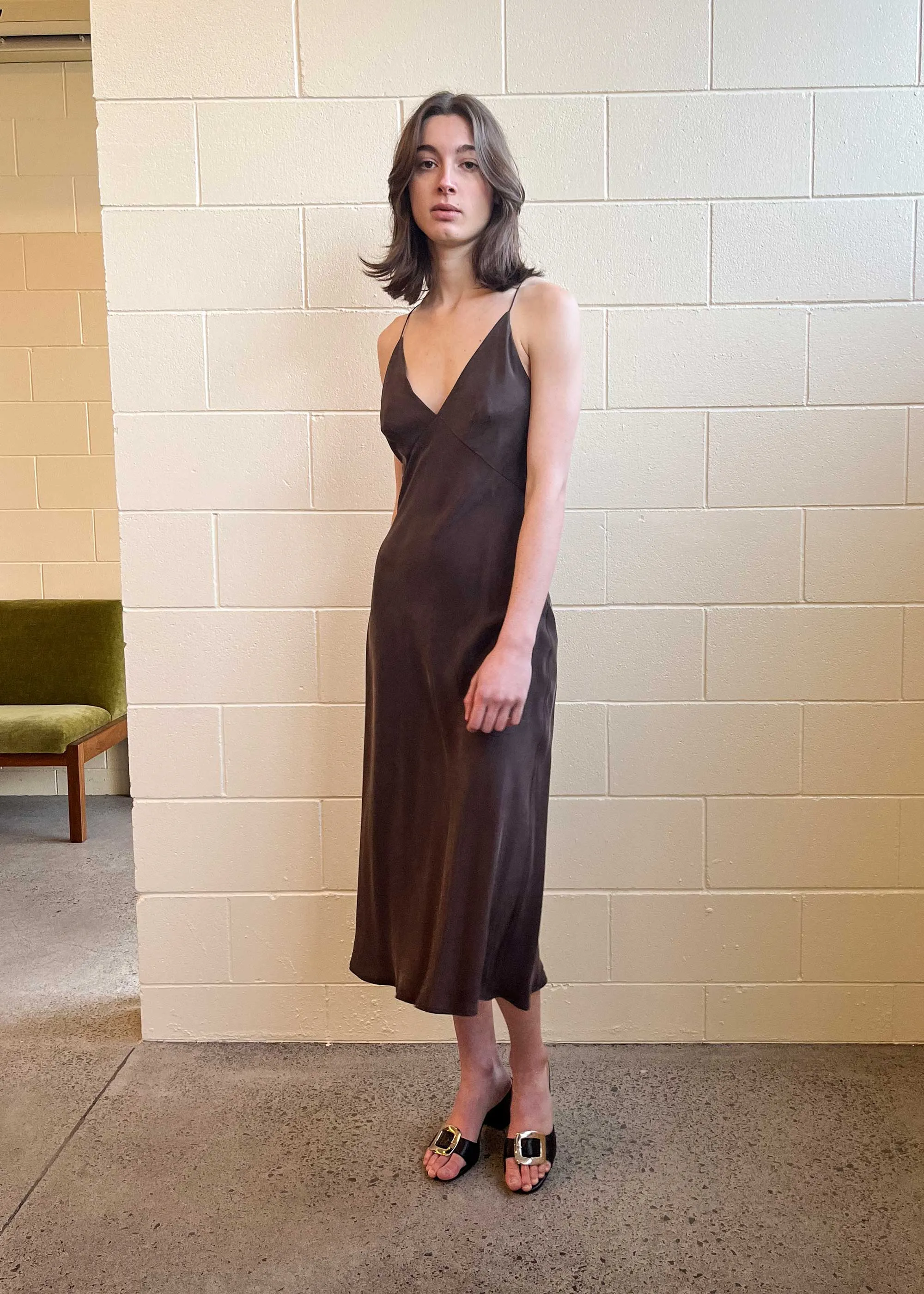 Roberta Dress Carob (Sample) sold by Penny Sage product image thumbnail 2