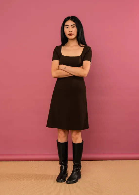 Nay Dress (Chocolate) sold by Penny Sage
