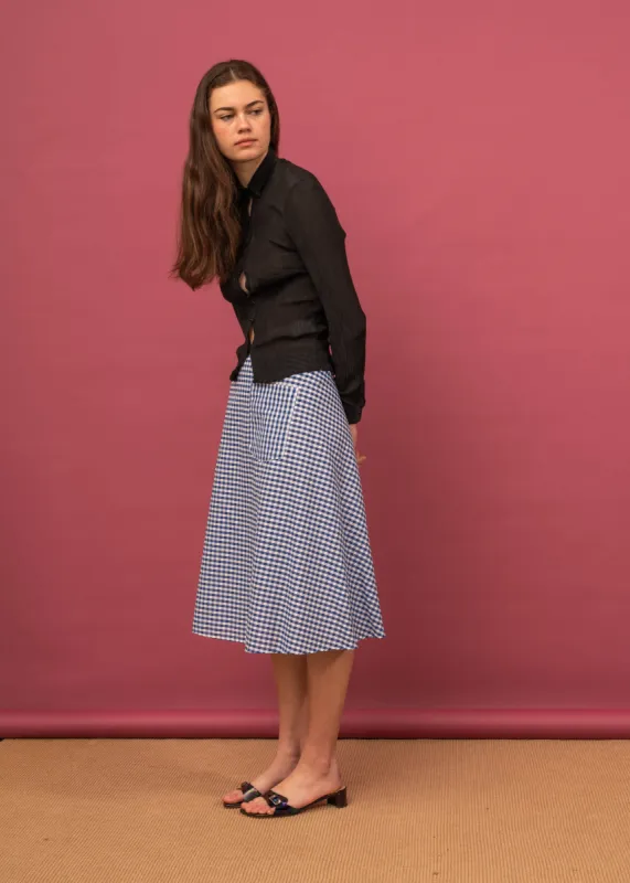 Rohmer Skirt (Lattice Gingham) sold by Penny Sage