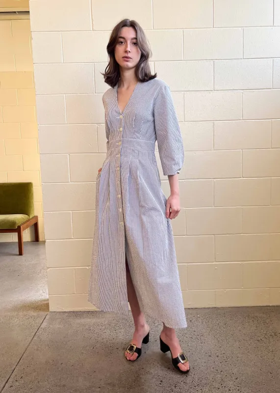 Collette Dress (Seersucker Stripe) sold by Penny Sage