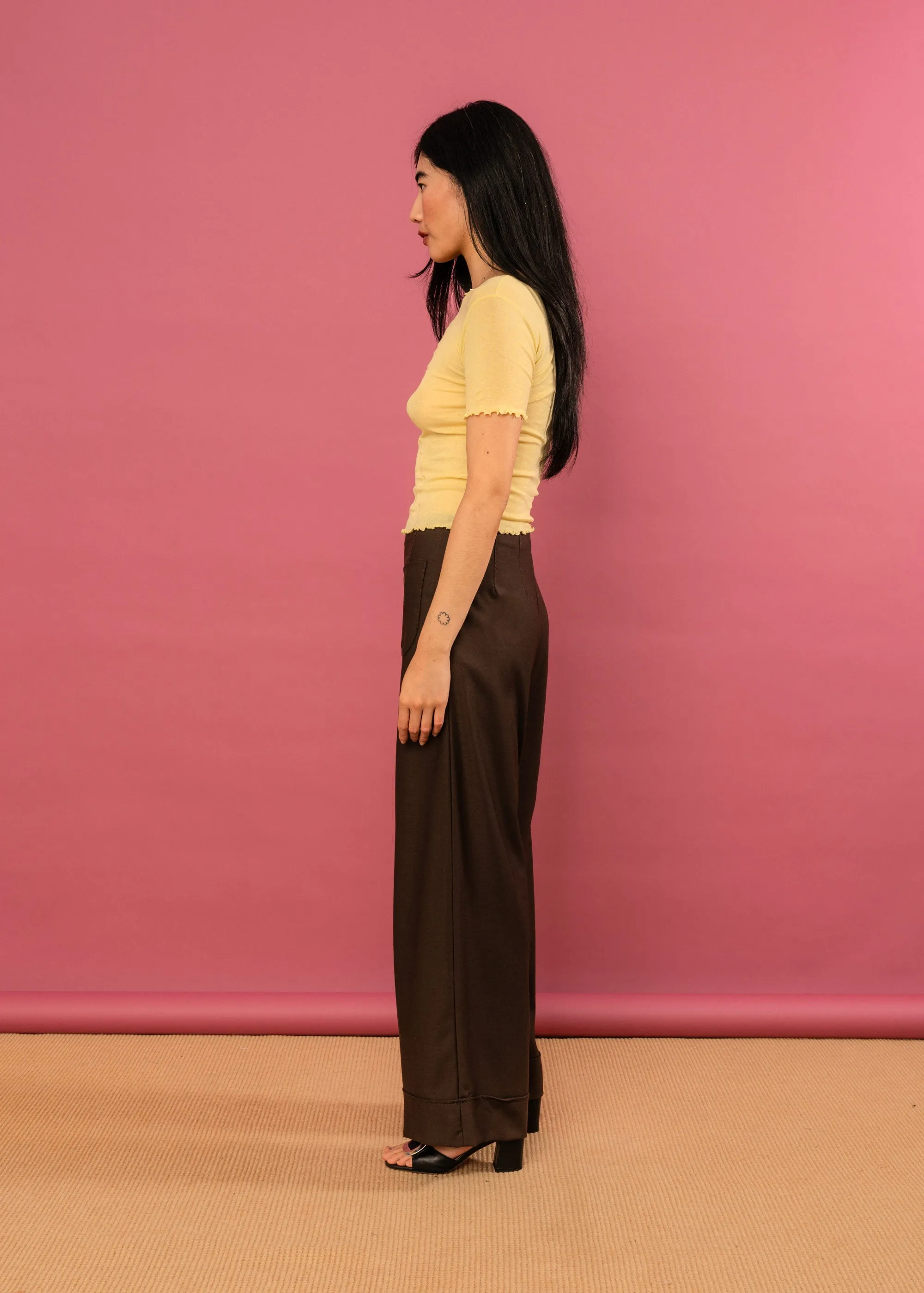 Saudade Trouser (Chocolate) sold by Penny Sage product image thumbnail 3