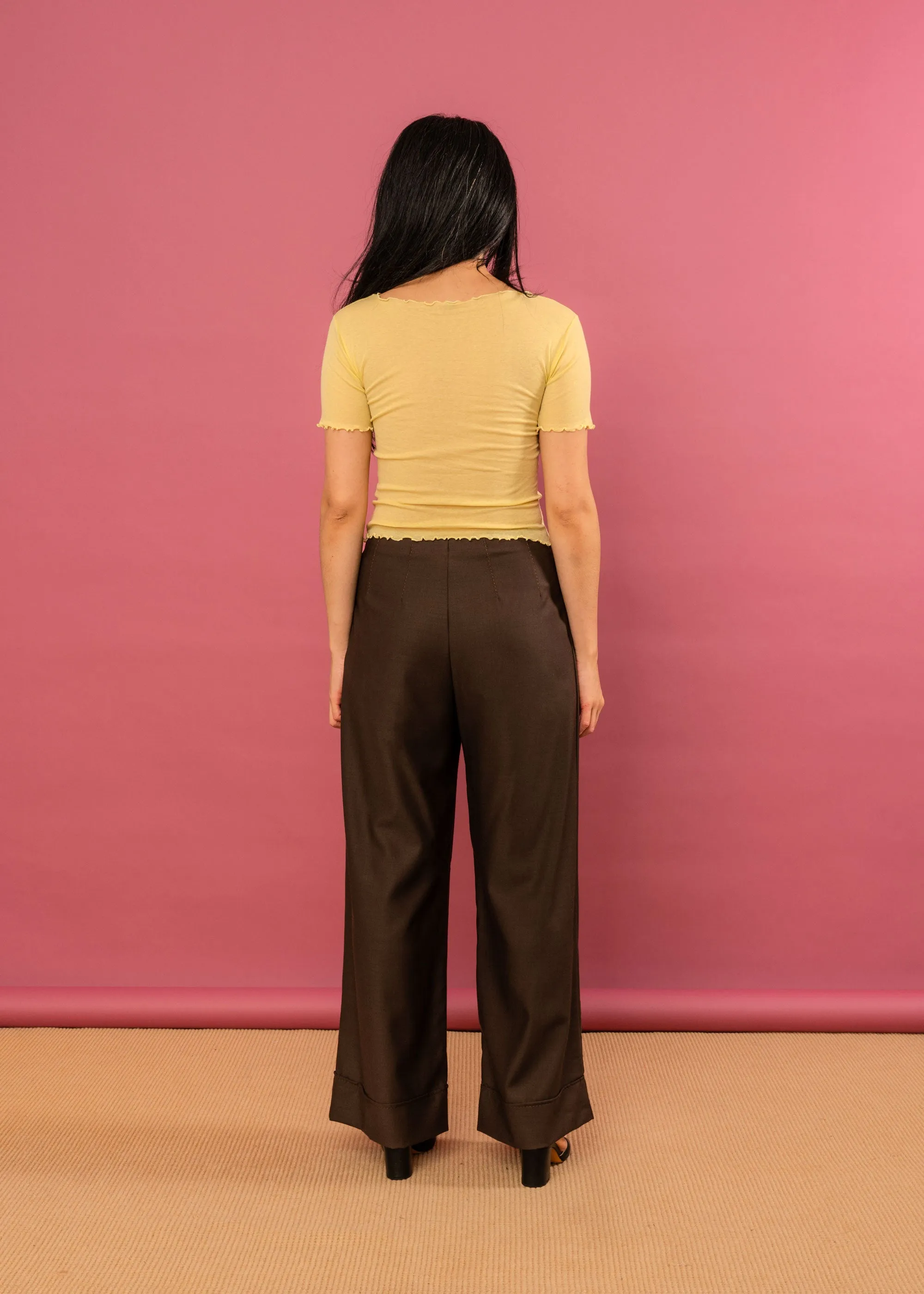 Saudade Trouser (Chocolate) sold by Penny Sage product image thumbnail 4