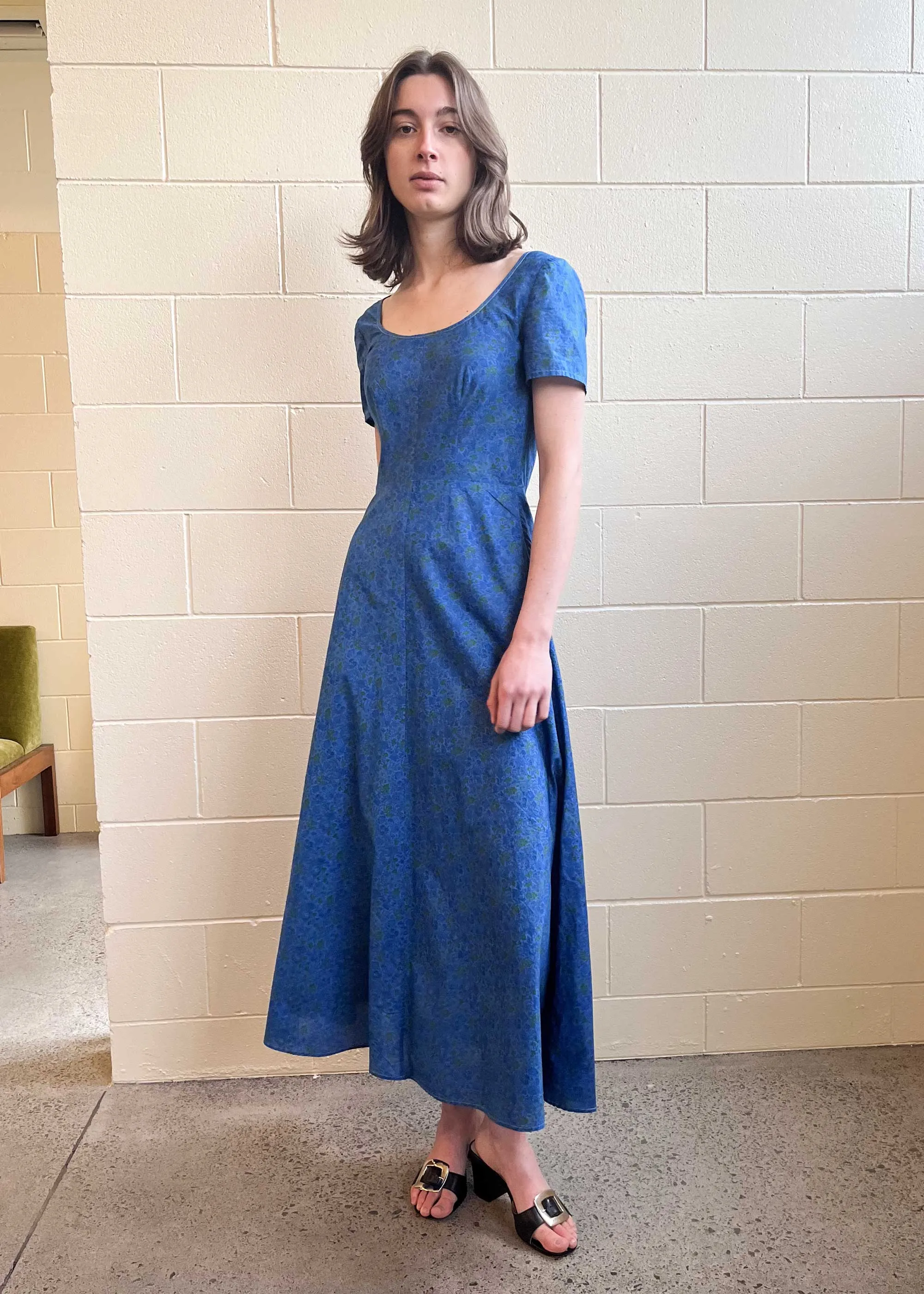 Margot Dress Blue Liberty (Sample) sold by Penny Sage product image thumbnail 2