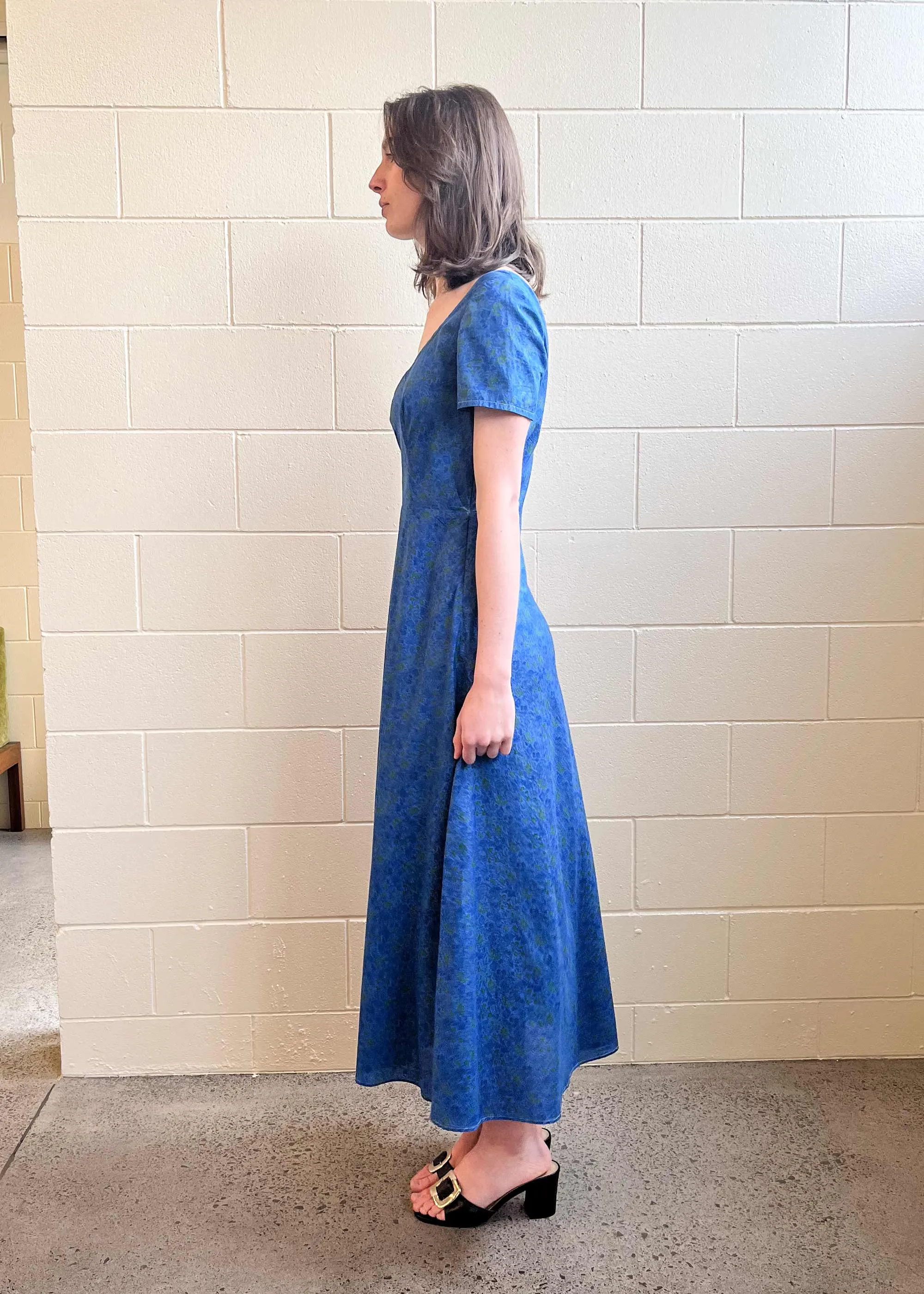 Margot Dress Blue Liberty (Sample) sold by Penny Sage product image thumbnail 4