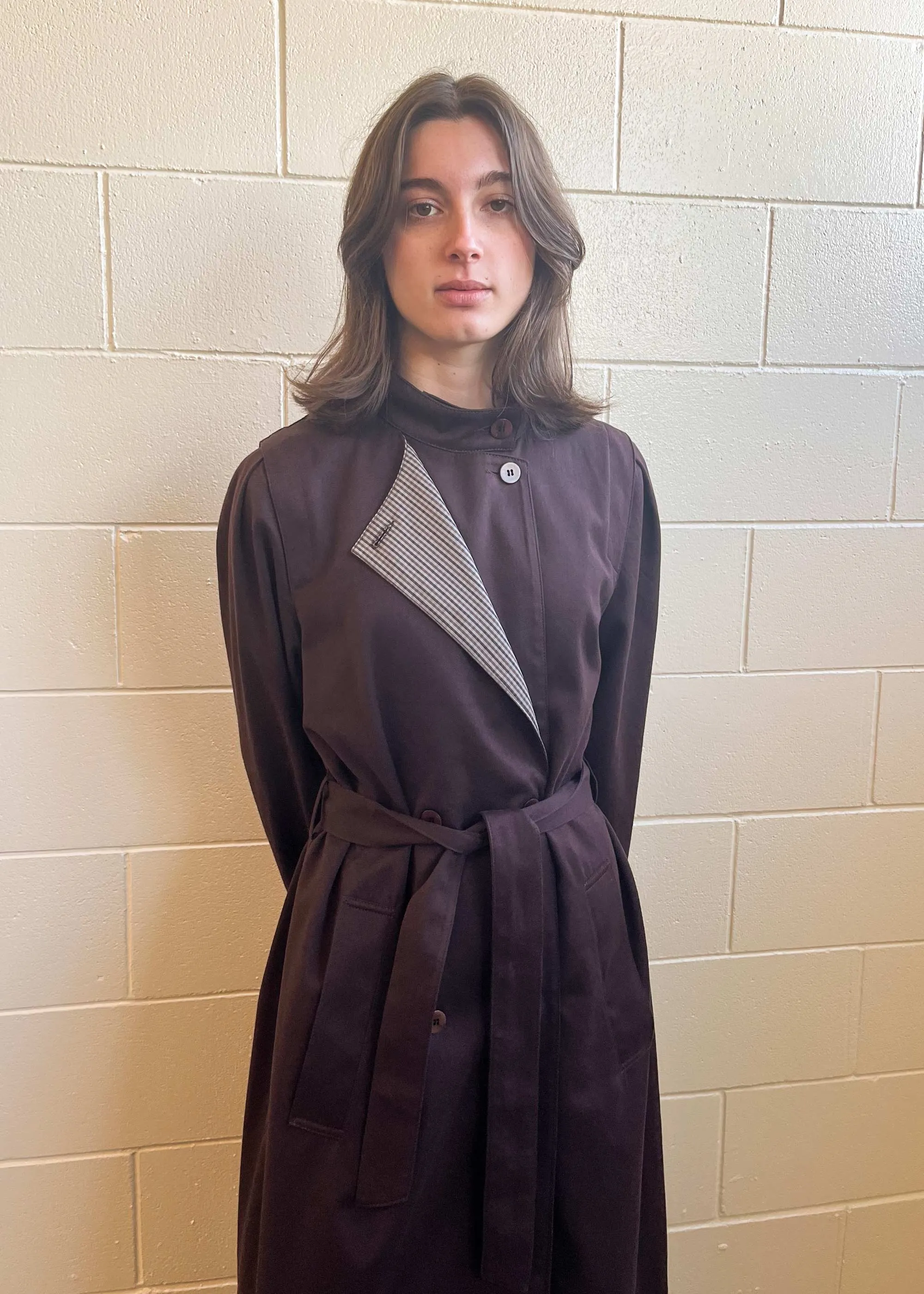 CC Coat Aubergine (Sample) sold by Penny Sage product image thumbnail 5