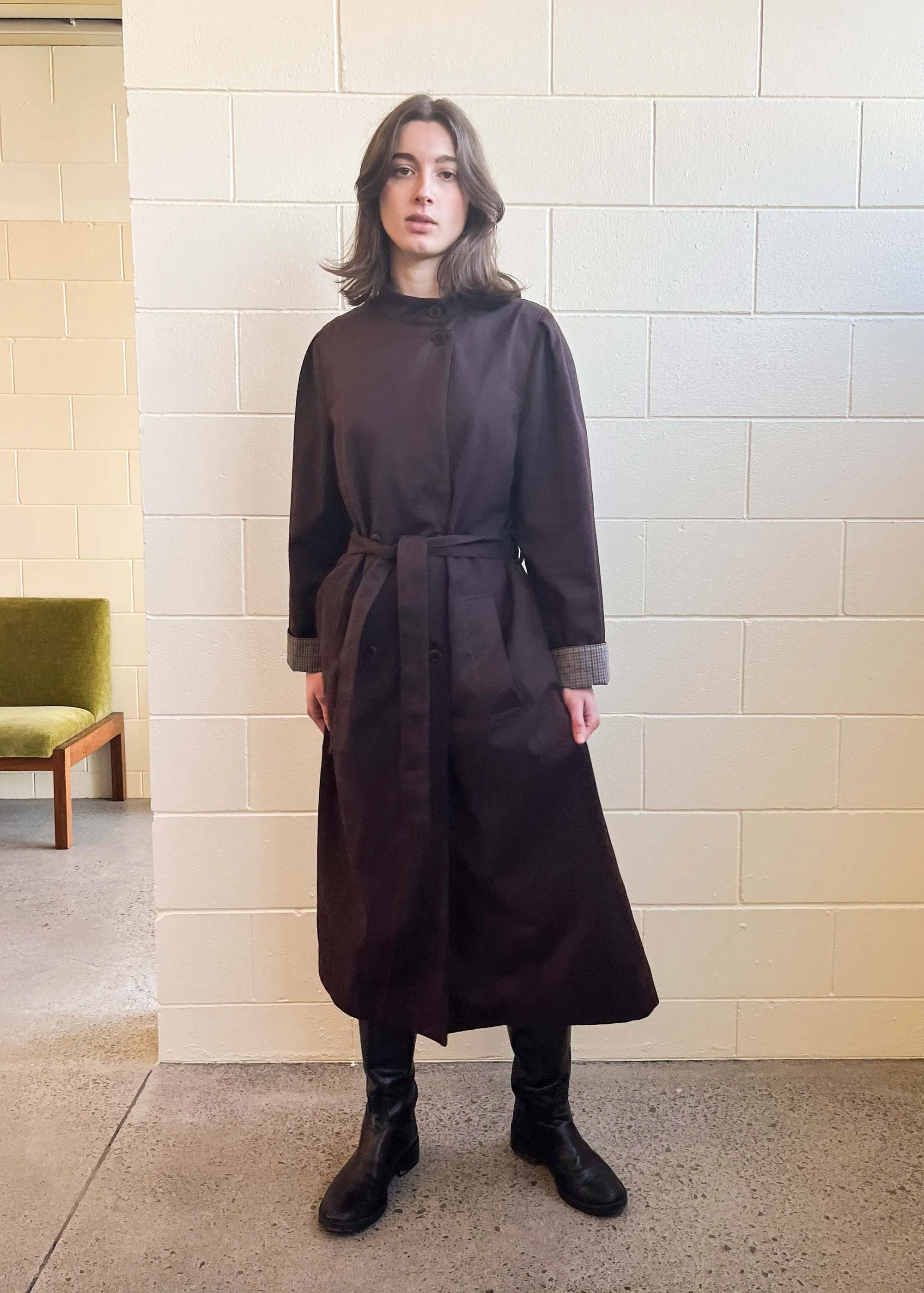 CC Coat Aubergine (Sample) sold by Penny Sage product image thumbnail 2