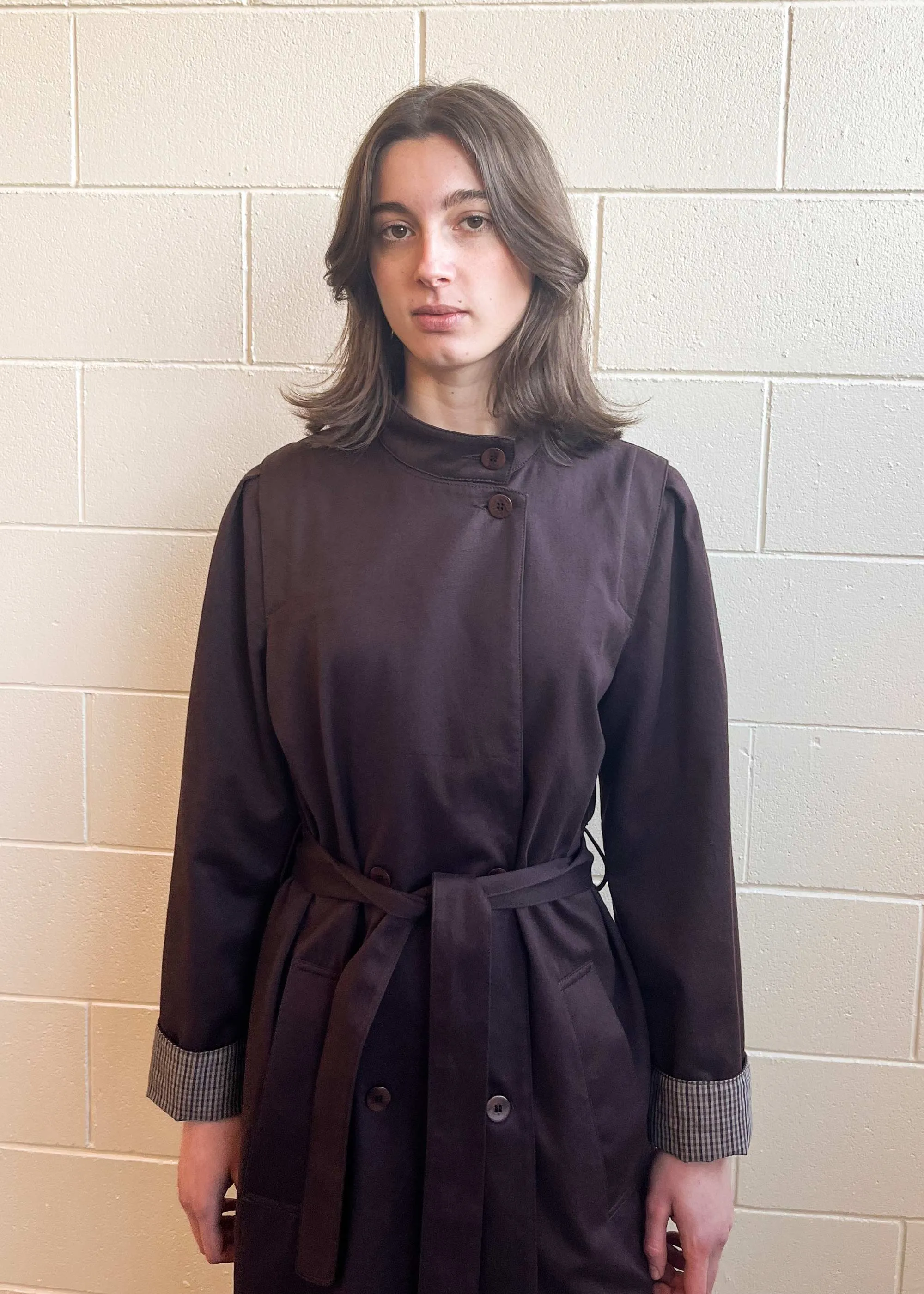 CC Coat Aubergine (Sample) sold by Penny Sage