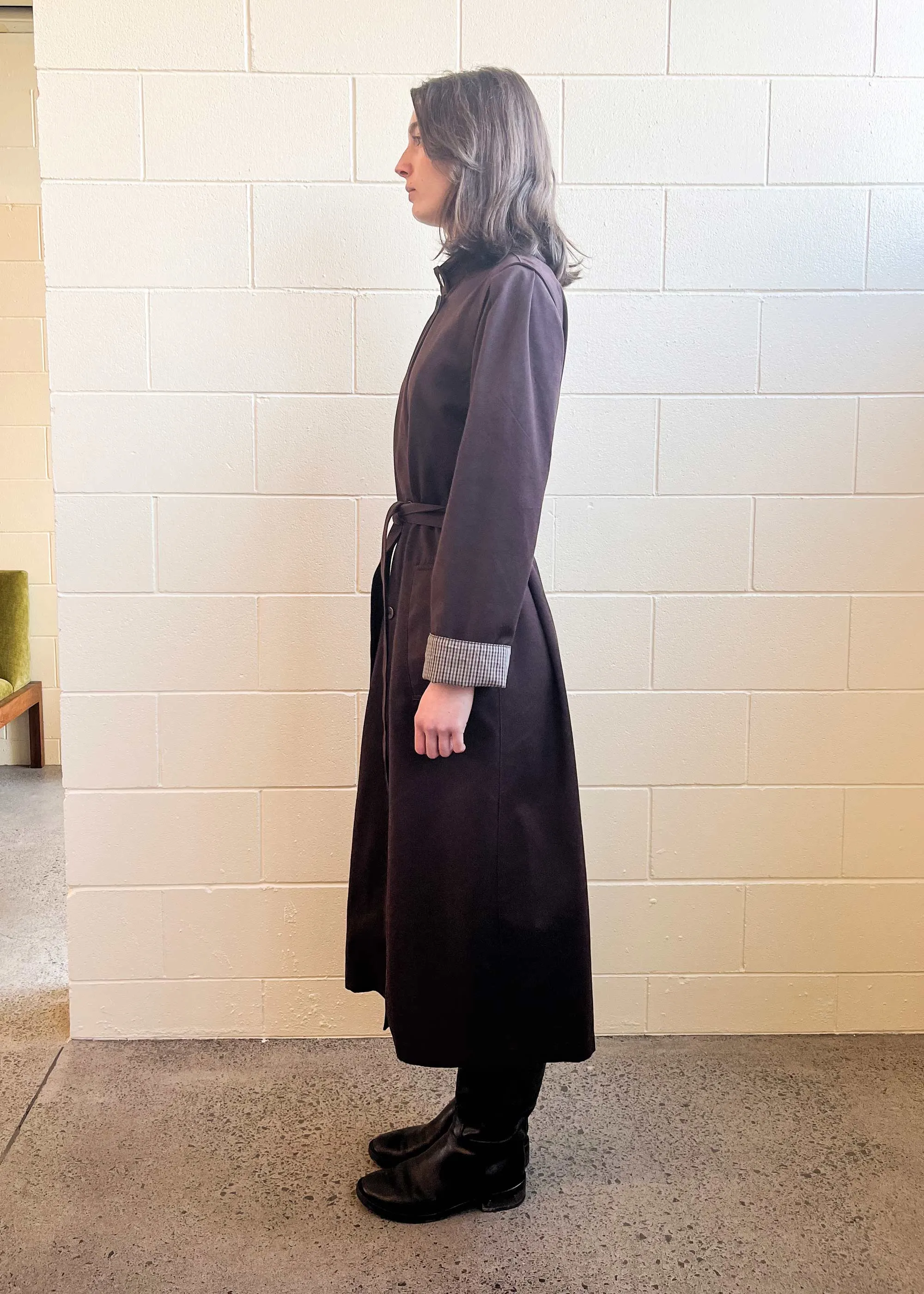 CC Coat Aubergine (Sample) sold by Penny Sage product image thumbnail 3