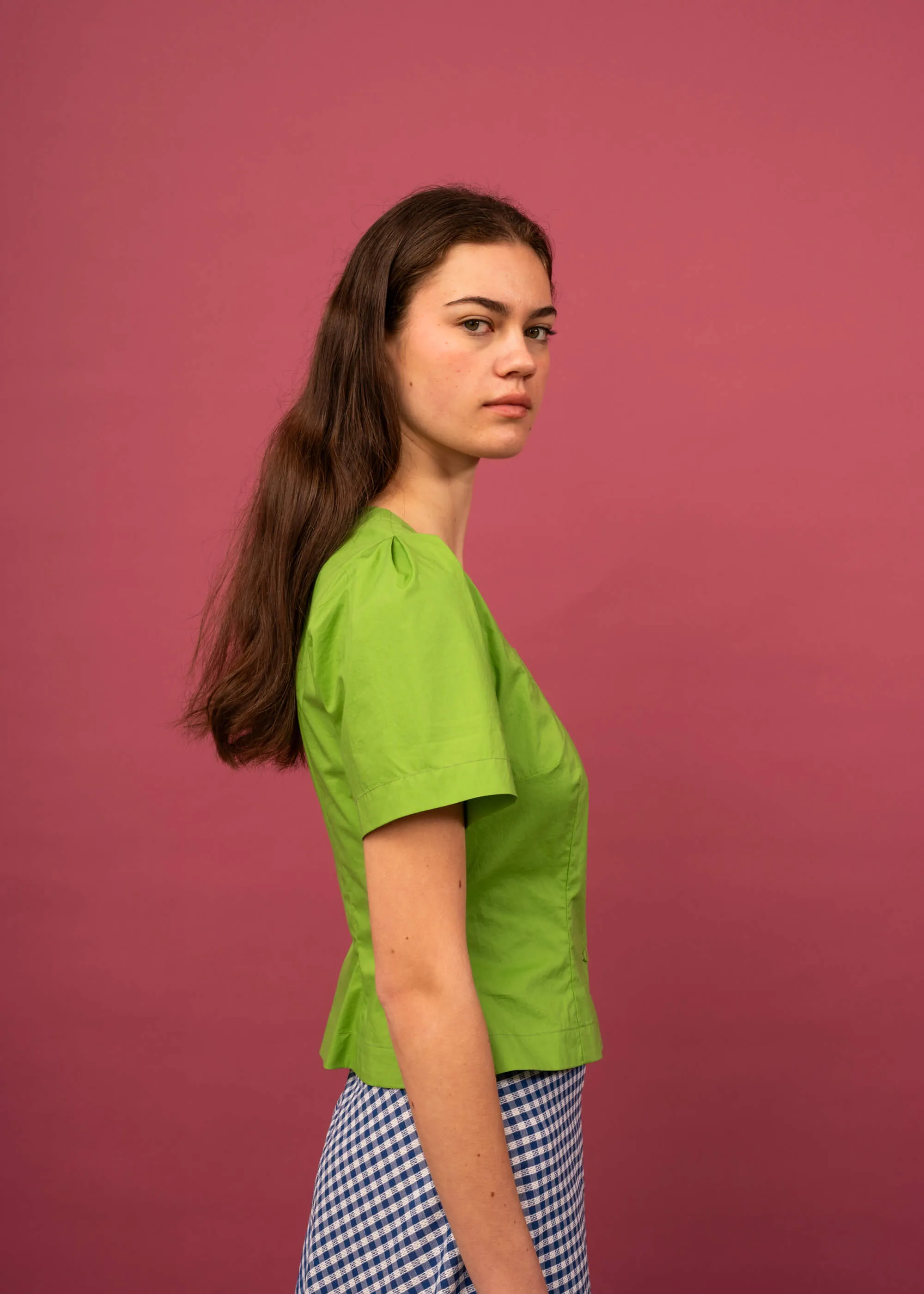 Summer Lara Shirt (Kiwifruit) sold by Penny Sage product image thumbnail 2