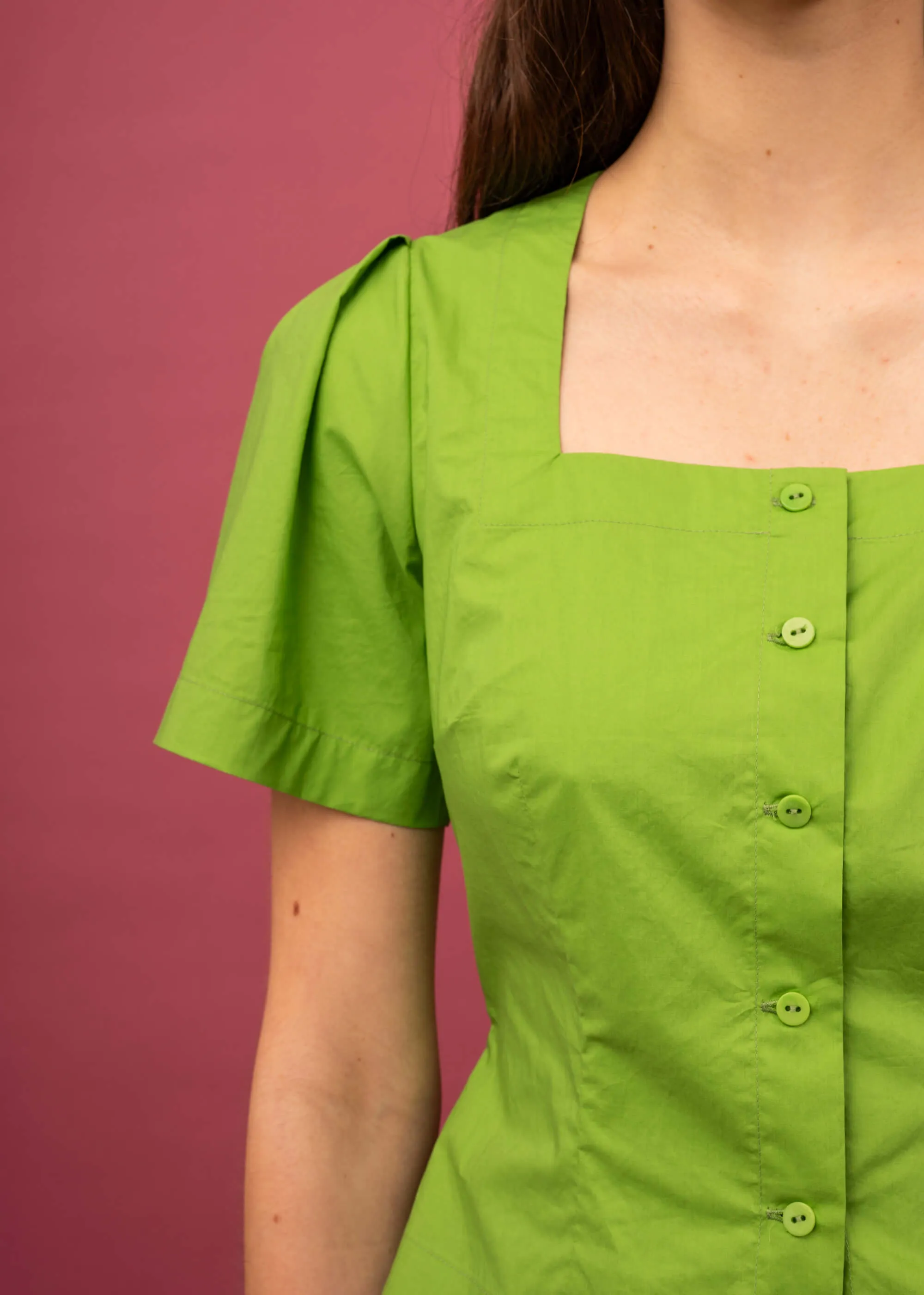 Summer Lara Shirt (Kiwifruit) sold by Penny Sage product image thumbnail 3