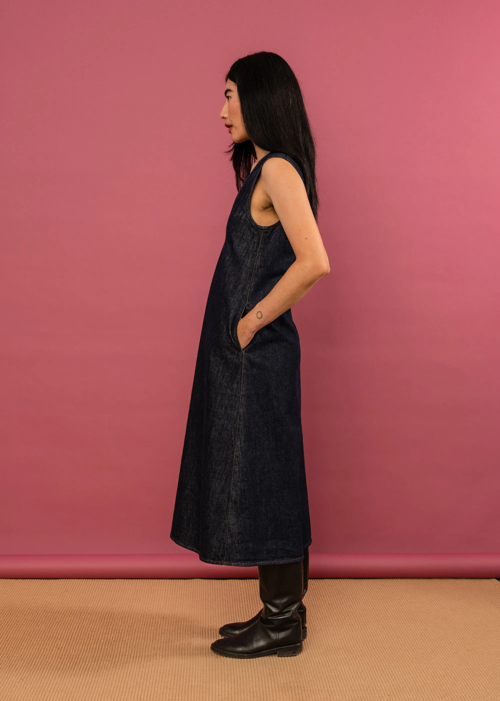 Lyrical Dress (Indigo Denim) sold by Penny Sage product image thumbnail 3