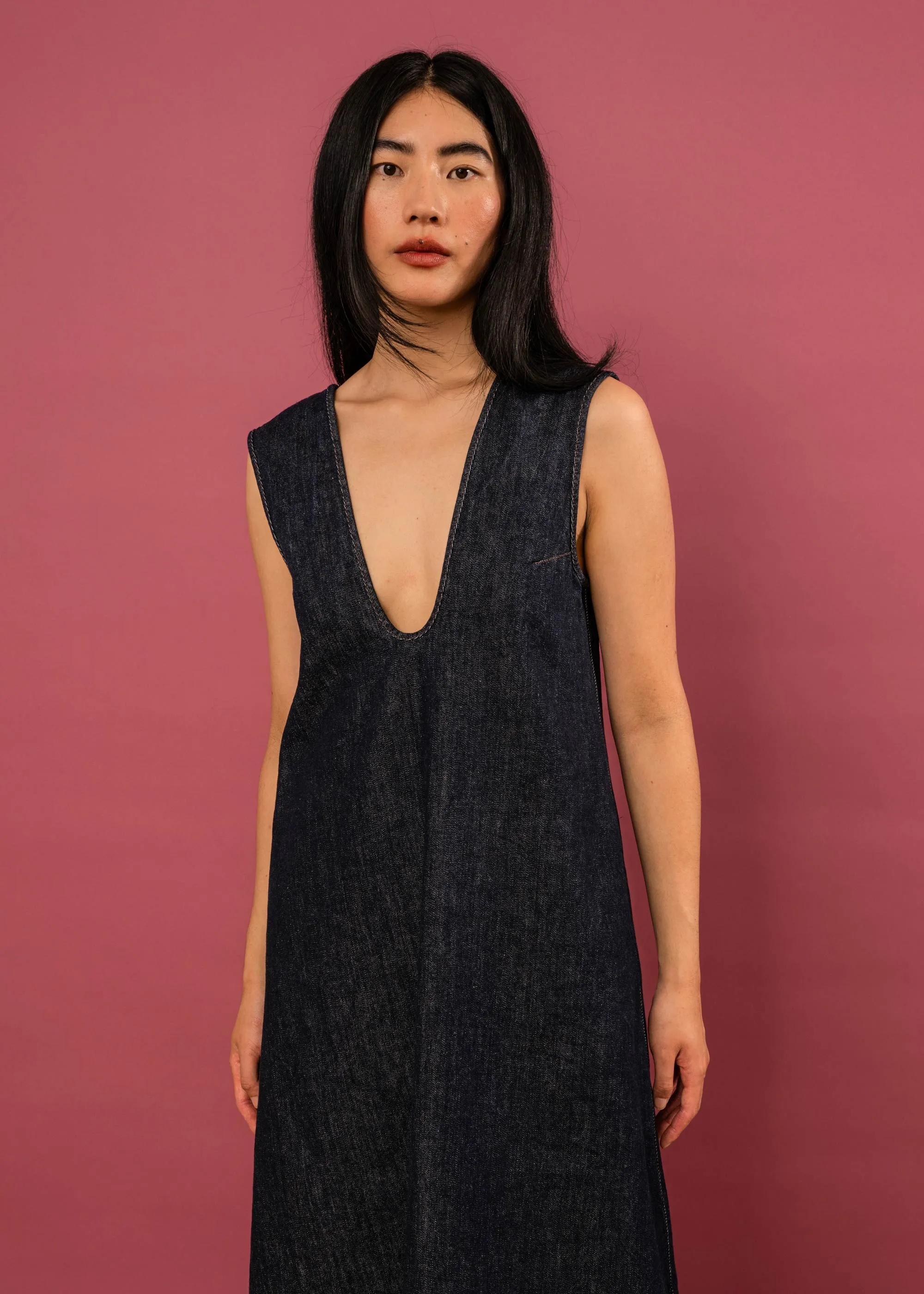 Lyrical Dress (Indigo Denim) sold by Penny Sage product image thumbnail 5