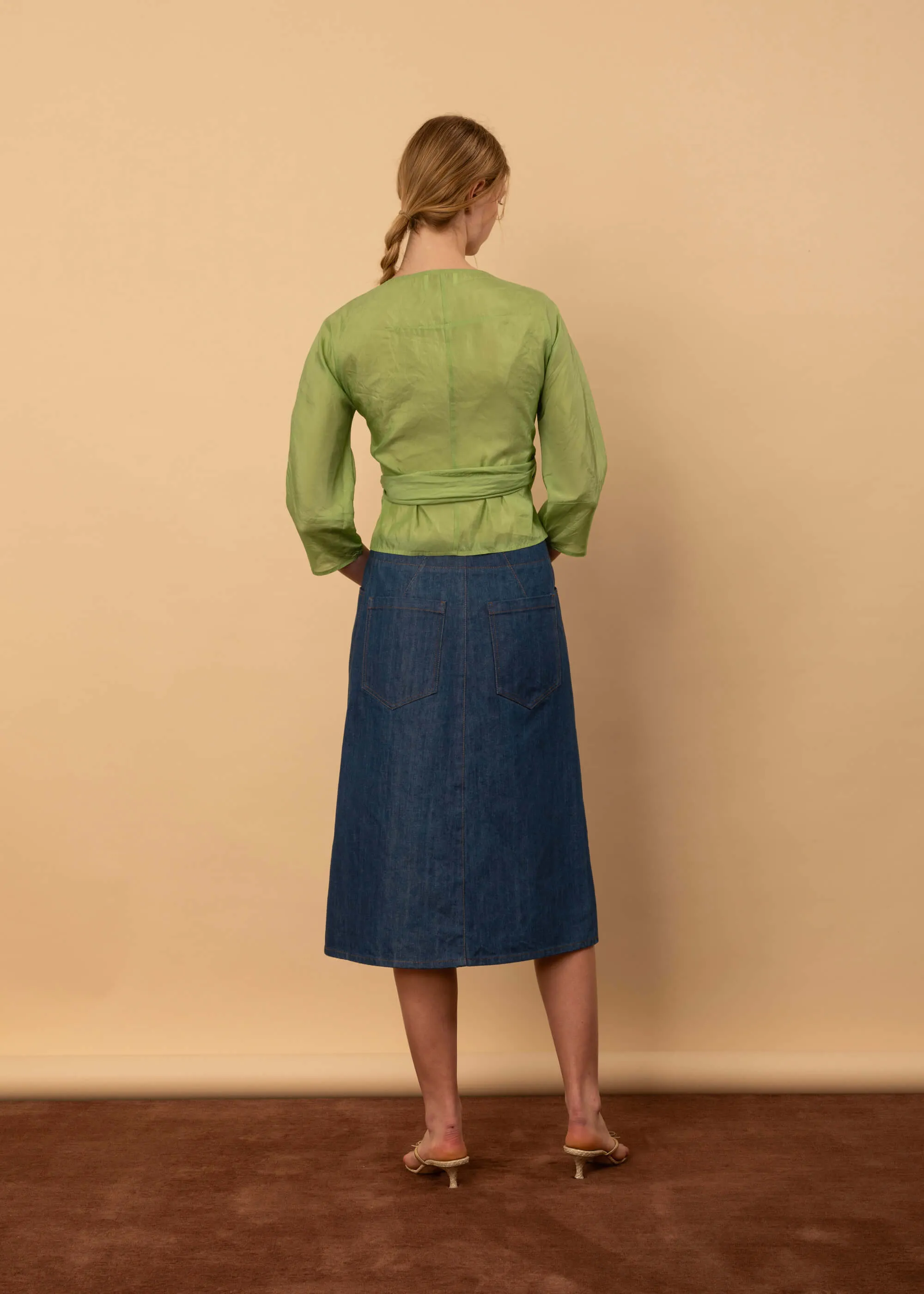 Tom Skirt (Blue Denim) sold by Penny Sage product image thumbnail 3