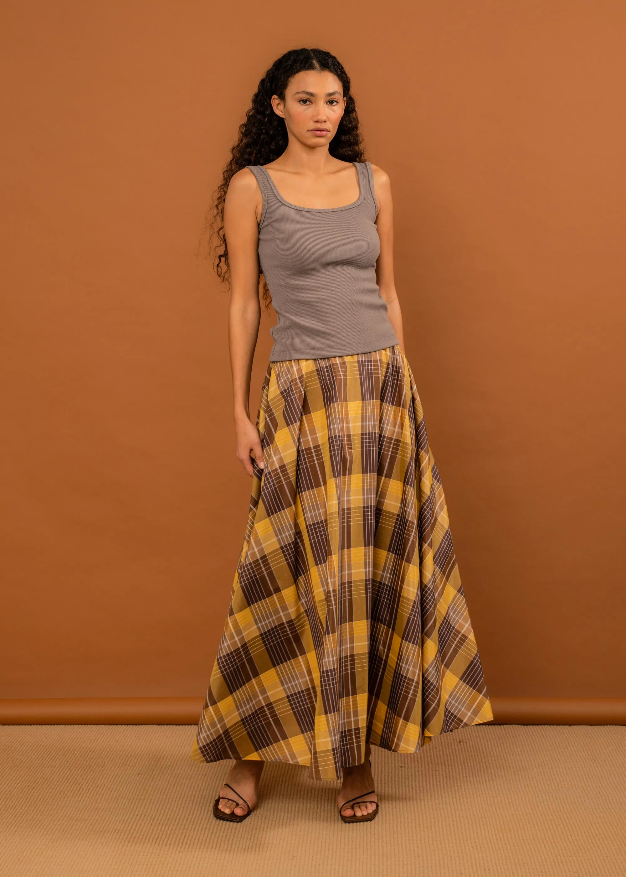 Suni Skirt (Honey Tartan) sold by Penny Sage product image thumbnail 2