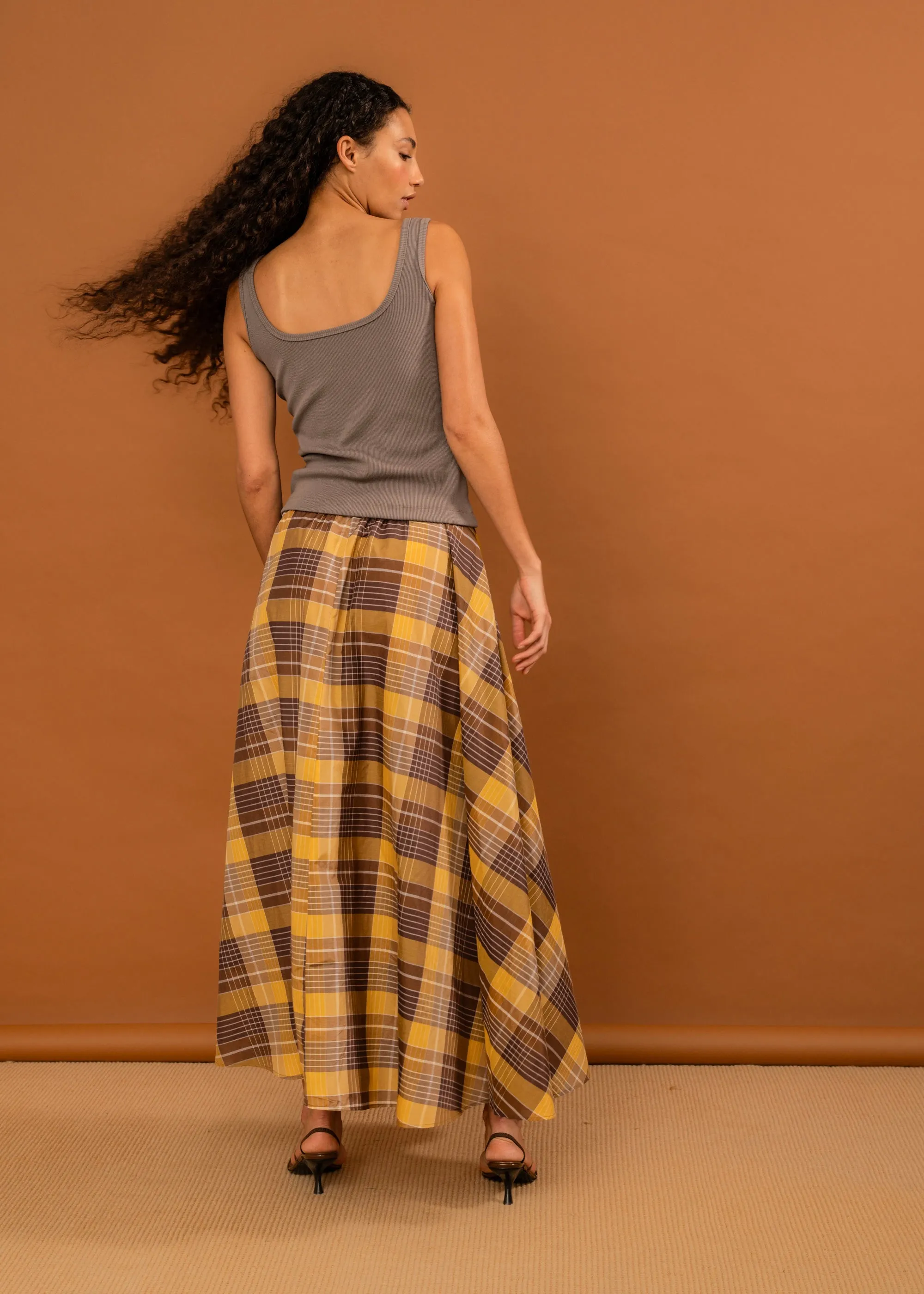Suni Skirt (Honey Tartan) sold by Penny Sage product image thumbnail 5
