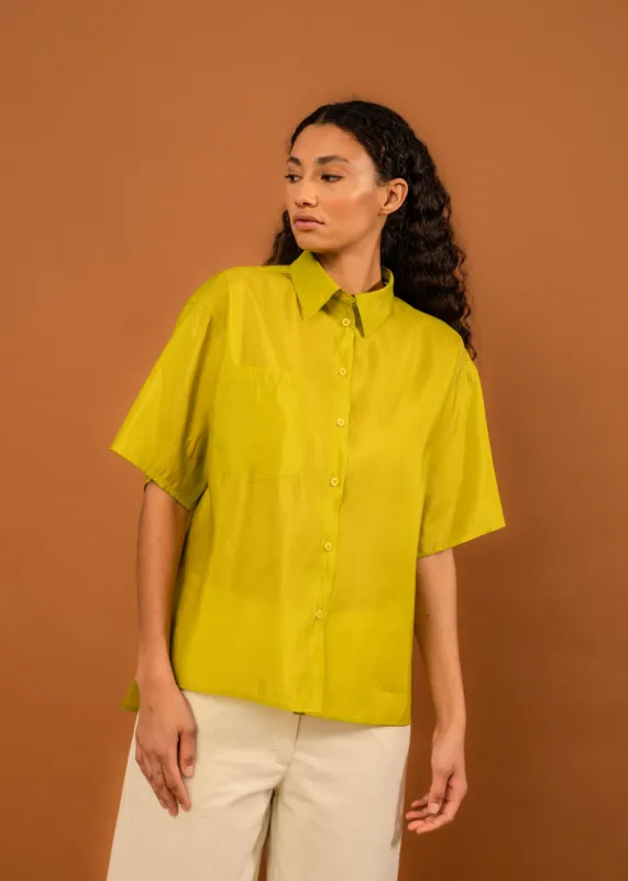 Coastal Shirt (Chartreuse) sold by Penny Sage