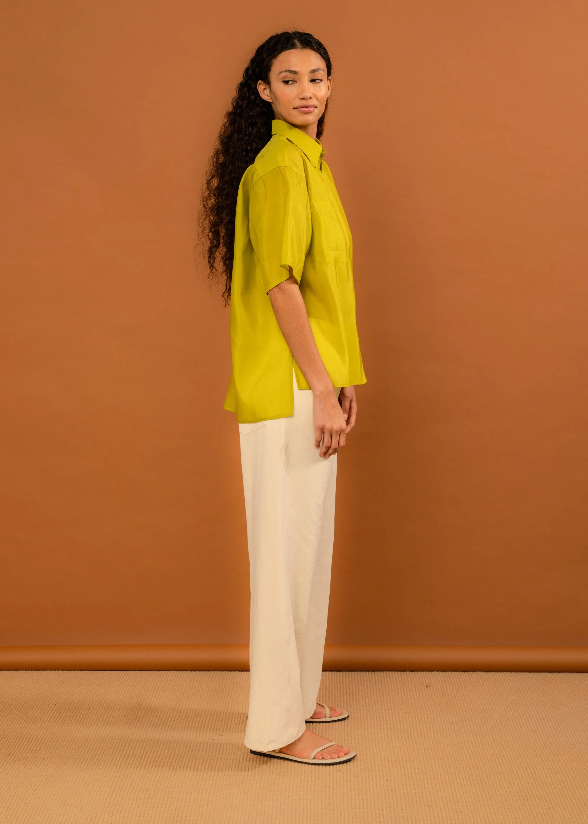 Coastal Shirt (Chartreuse) sold by Penny Sage product image thumbnail 3