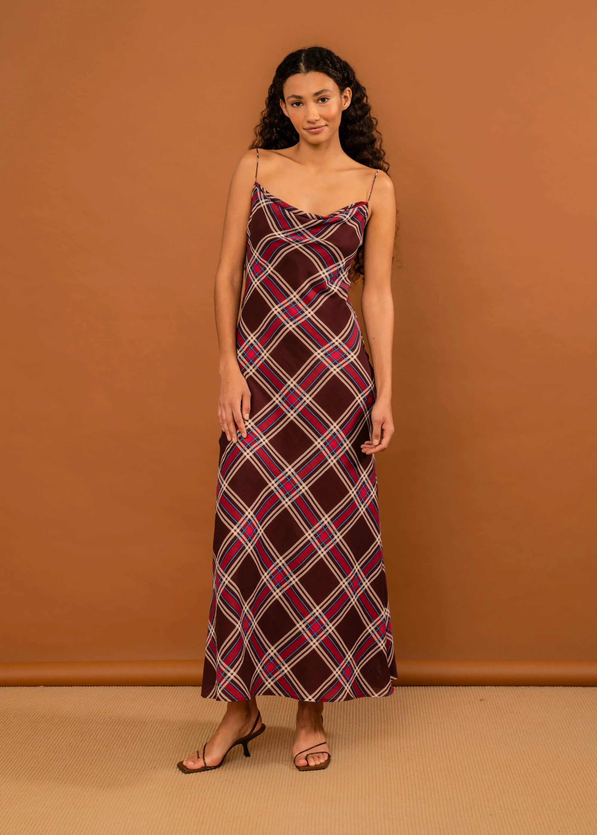 Valentine Dress (Plum Tartan) sold by Penny Sage product image thumbnail 3