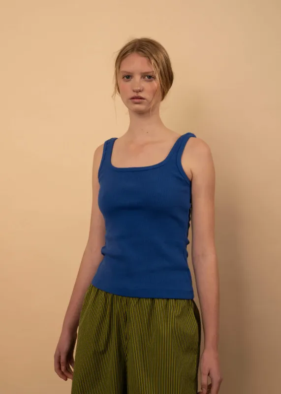 Leta Singlet (Ocean) sold by Penny Sage