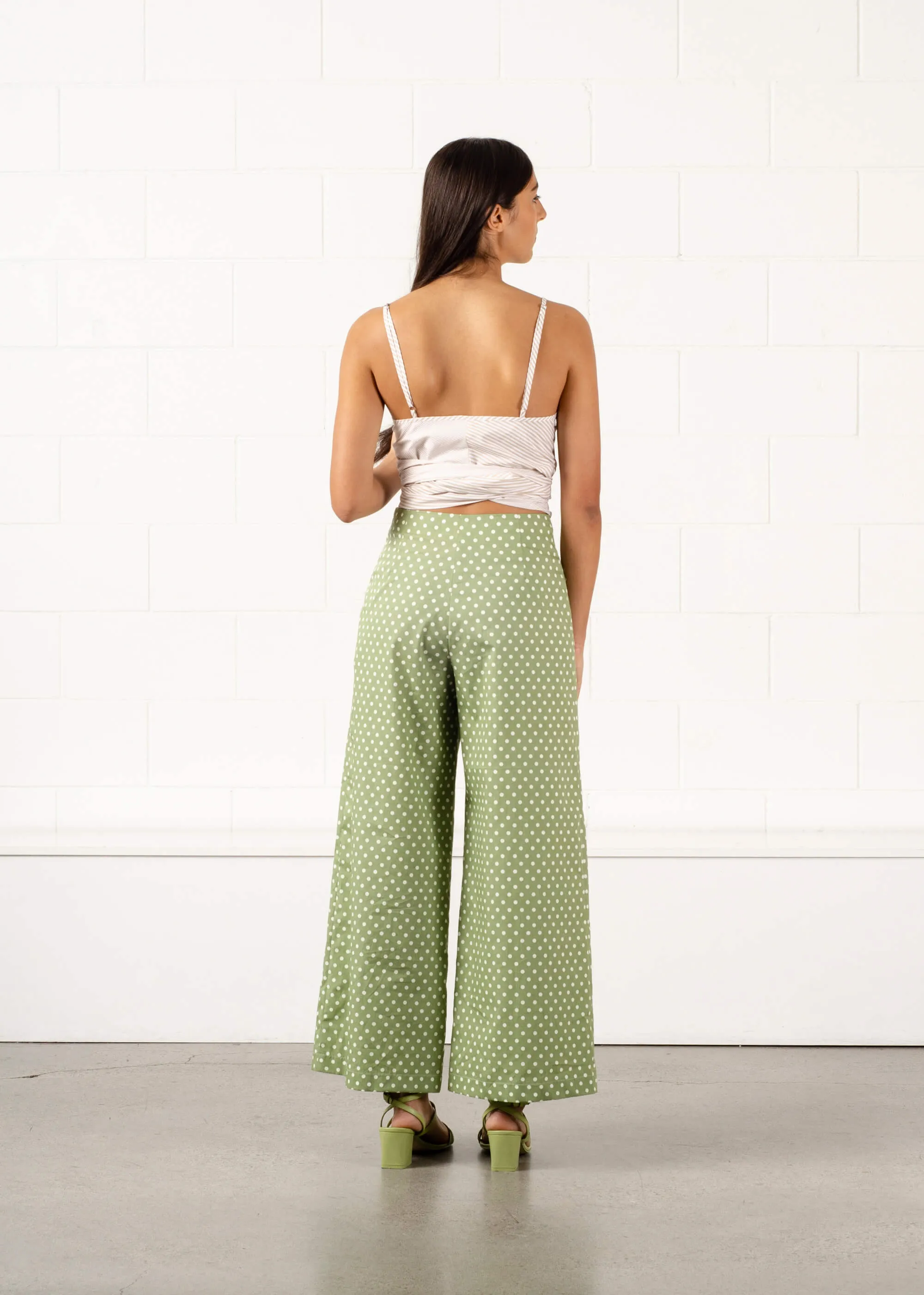 Flaneur Trouser (Sage Polka Dot) sold by Penny Sage product image thumbnail 5