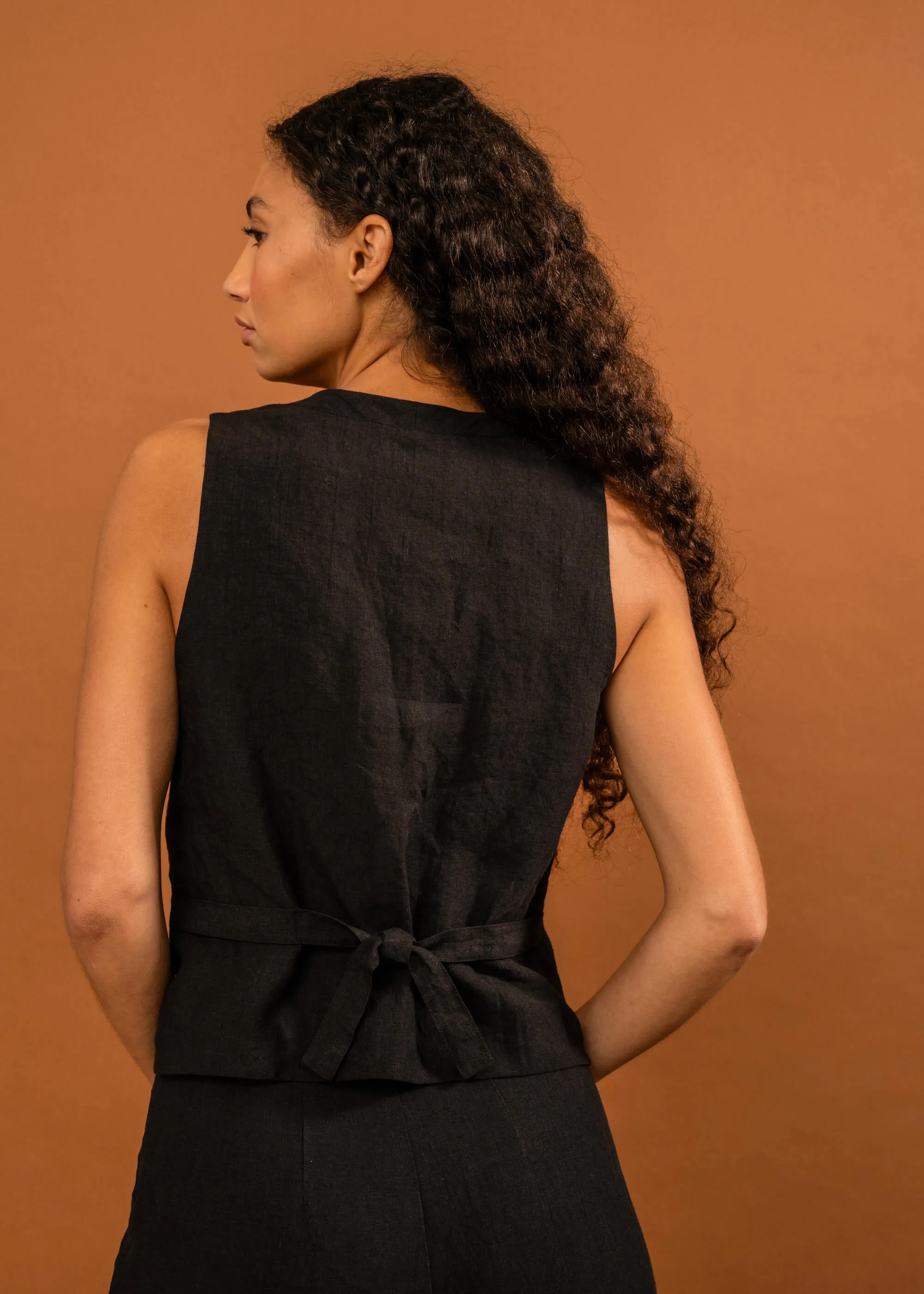Marnie Waistcoat (Black) sold by Penny Sage product image thumbnail 5