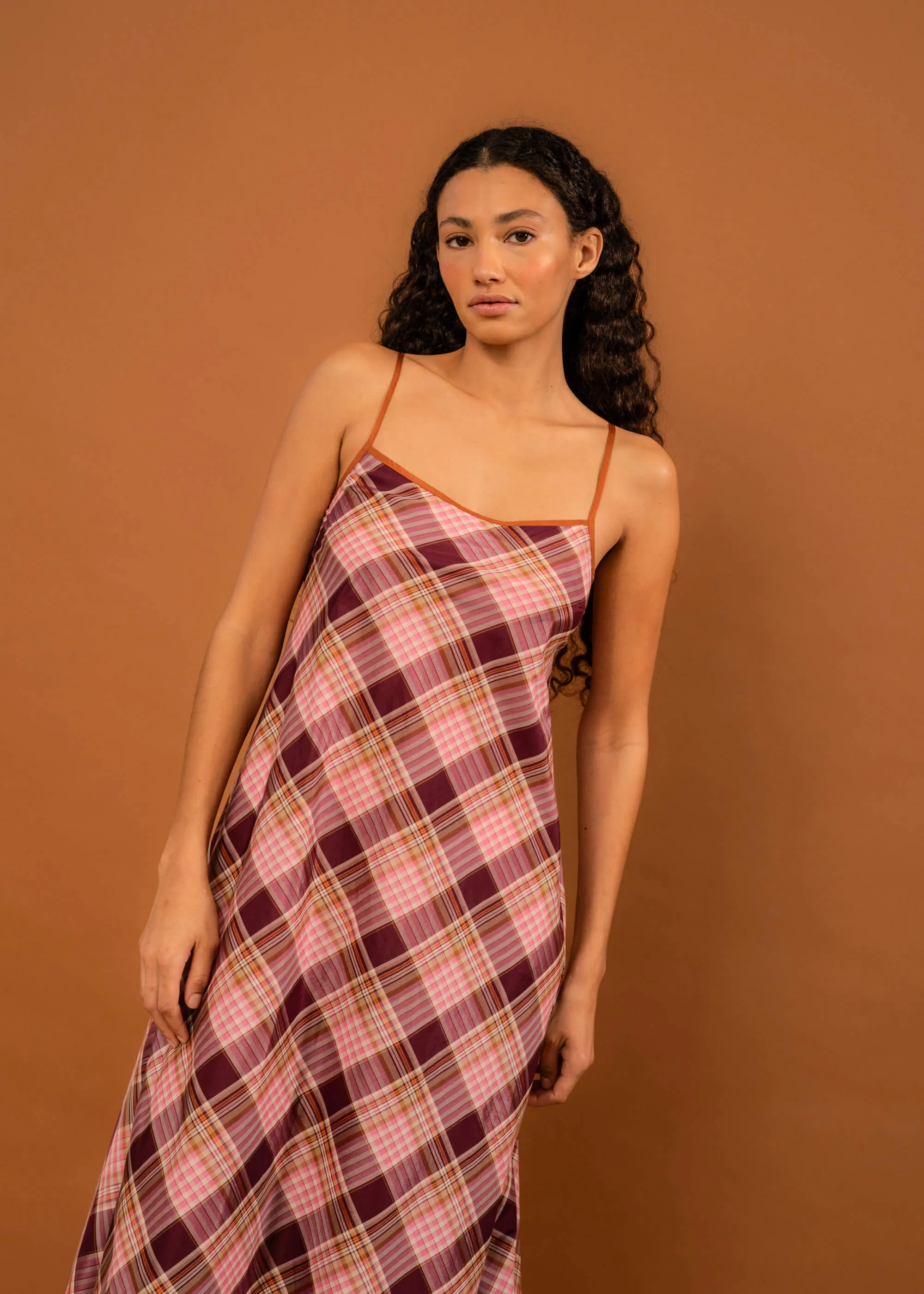 Suni Dress (Sunset Tartan) sold by Penny Sage product image thumbnail 5