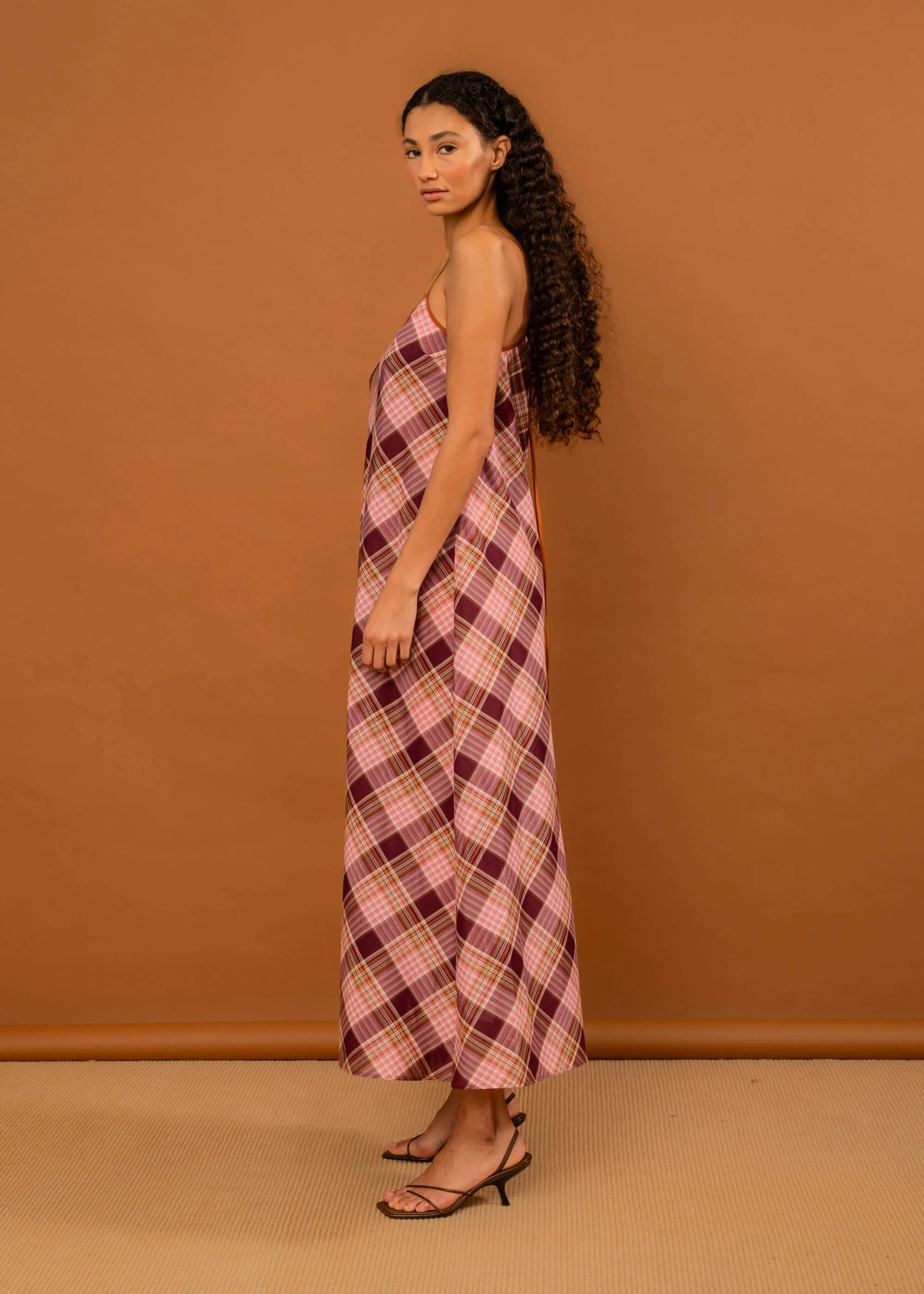 Suni Dress (Sunset Tartan) sold by Penny Sage product image thumbnail 3