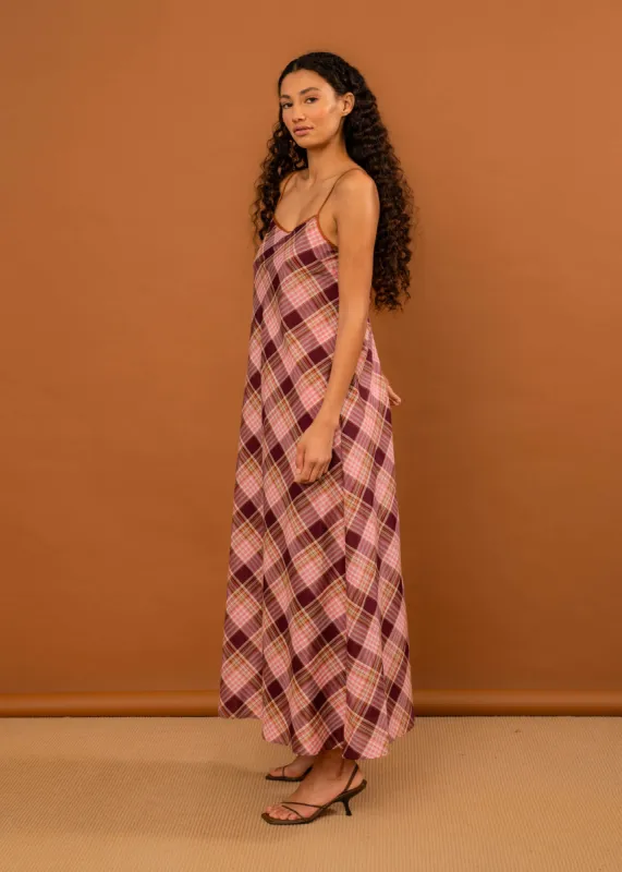 Suni Dress (Sunset Tartan) sold by Penny Sage