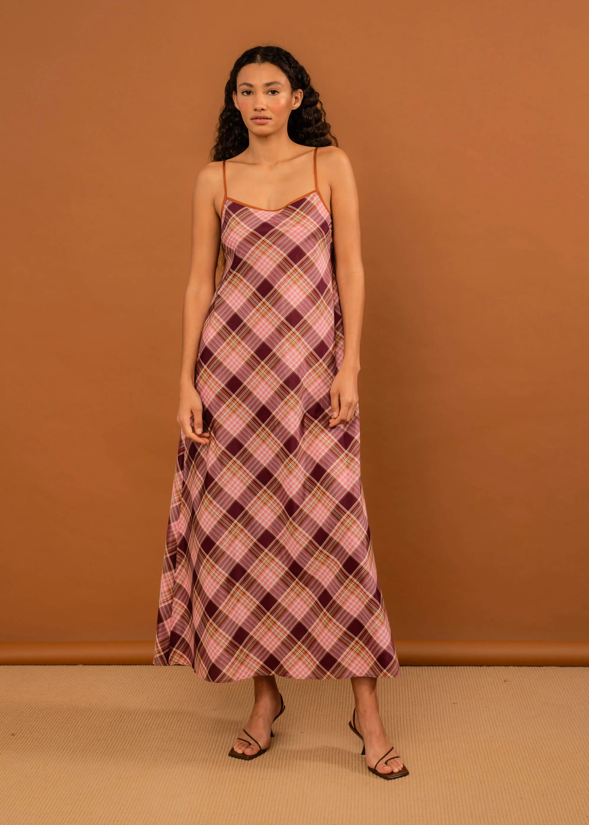 Suni Dress (Sunset Tartan) sold by Penny Sage product image thumbnail 2