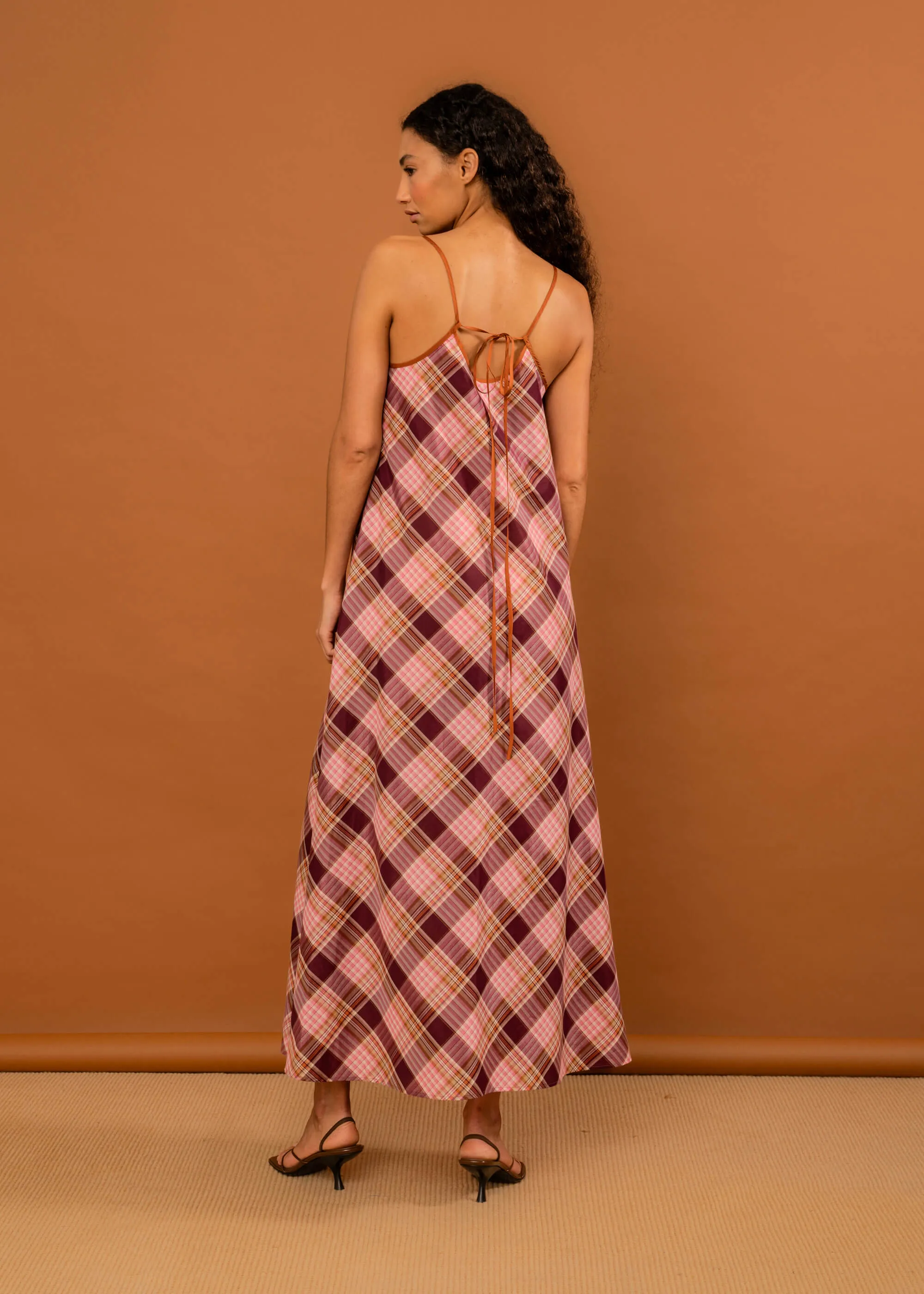 Suni Dress (Sunset Tartan) sold by Penny Sage product image thumbnail 4