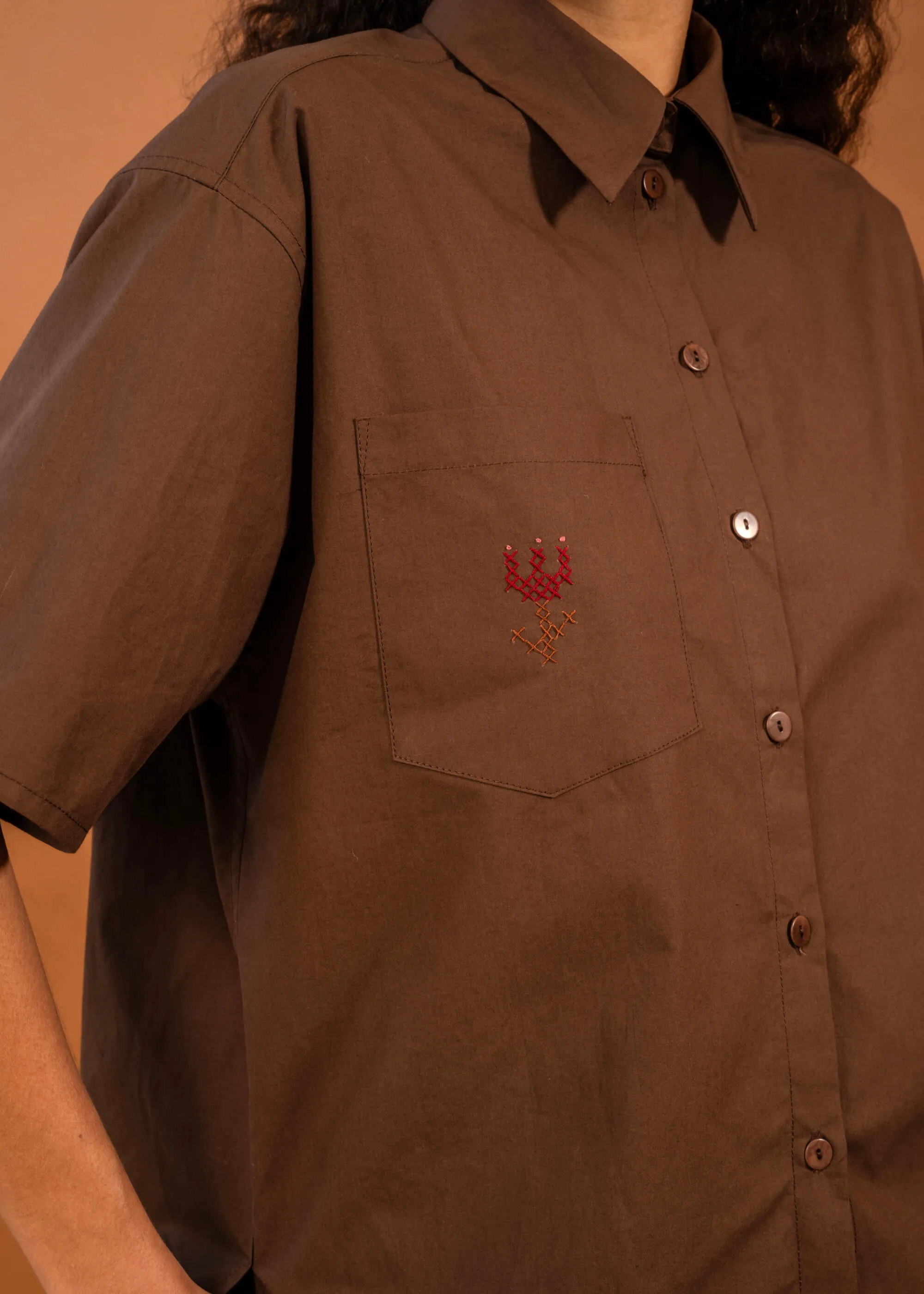 Coastal Shirt (Chocolate) sold by Penny Sage product image thumbnail 5