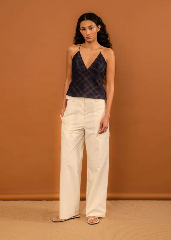 Leila Trouser (Ivory) sold by Penny Sage