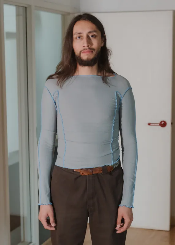 Baserange Omato Long Sleeve (Bow Blue) sold by Penny Sage