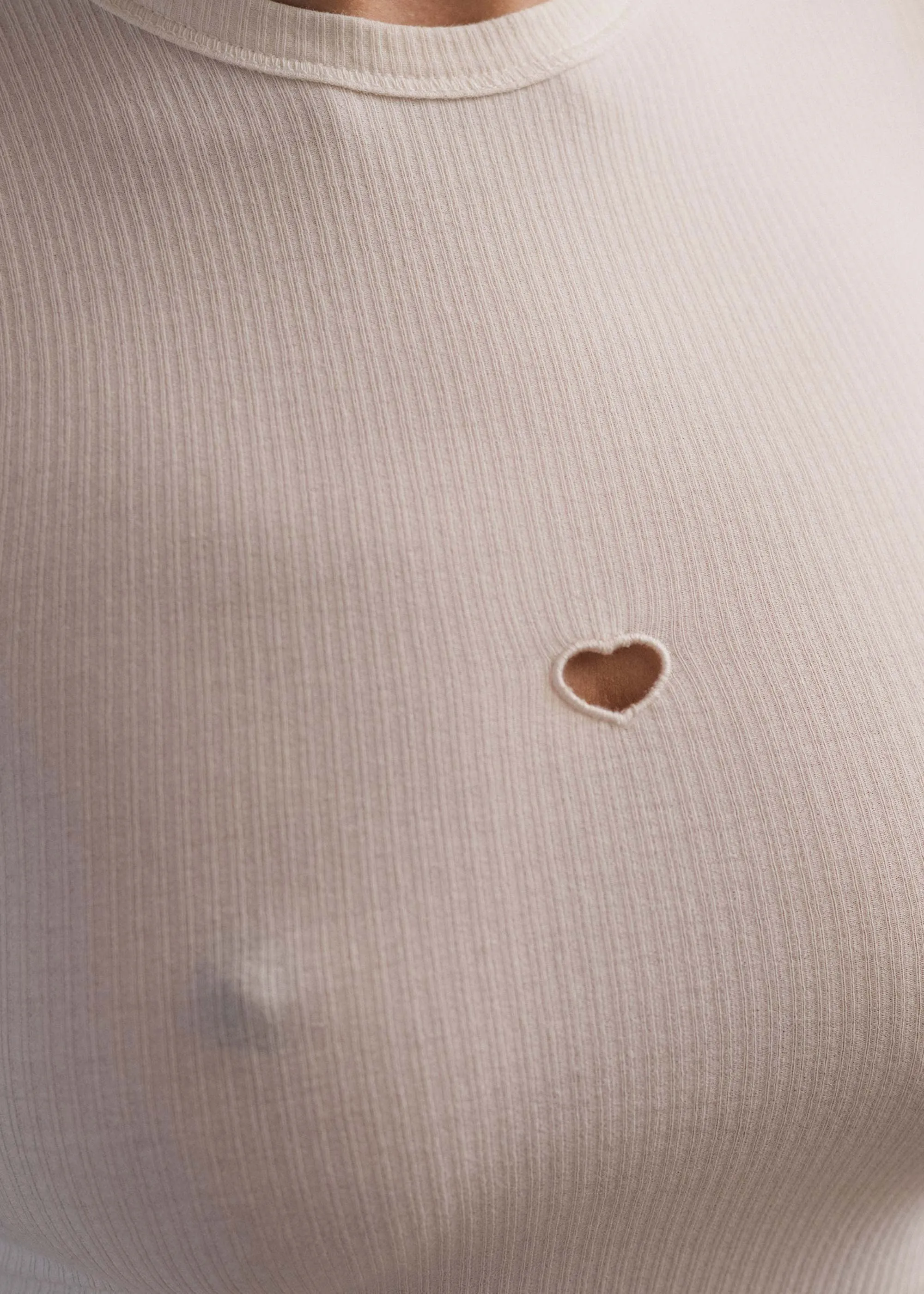 Baserange Heart Tee (Undyed) sold by Penny Sage product image thumbnail 2