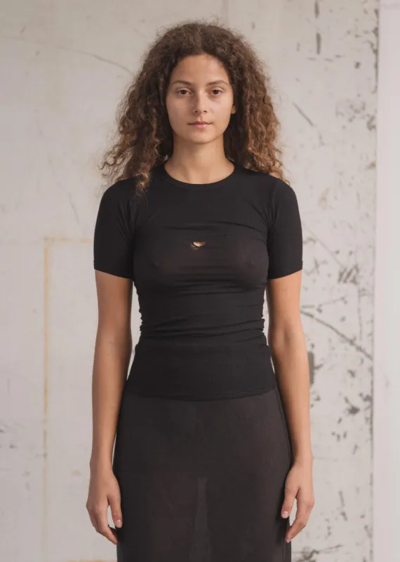 Baserange Heart Tee (Black) sold by Penny Sage