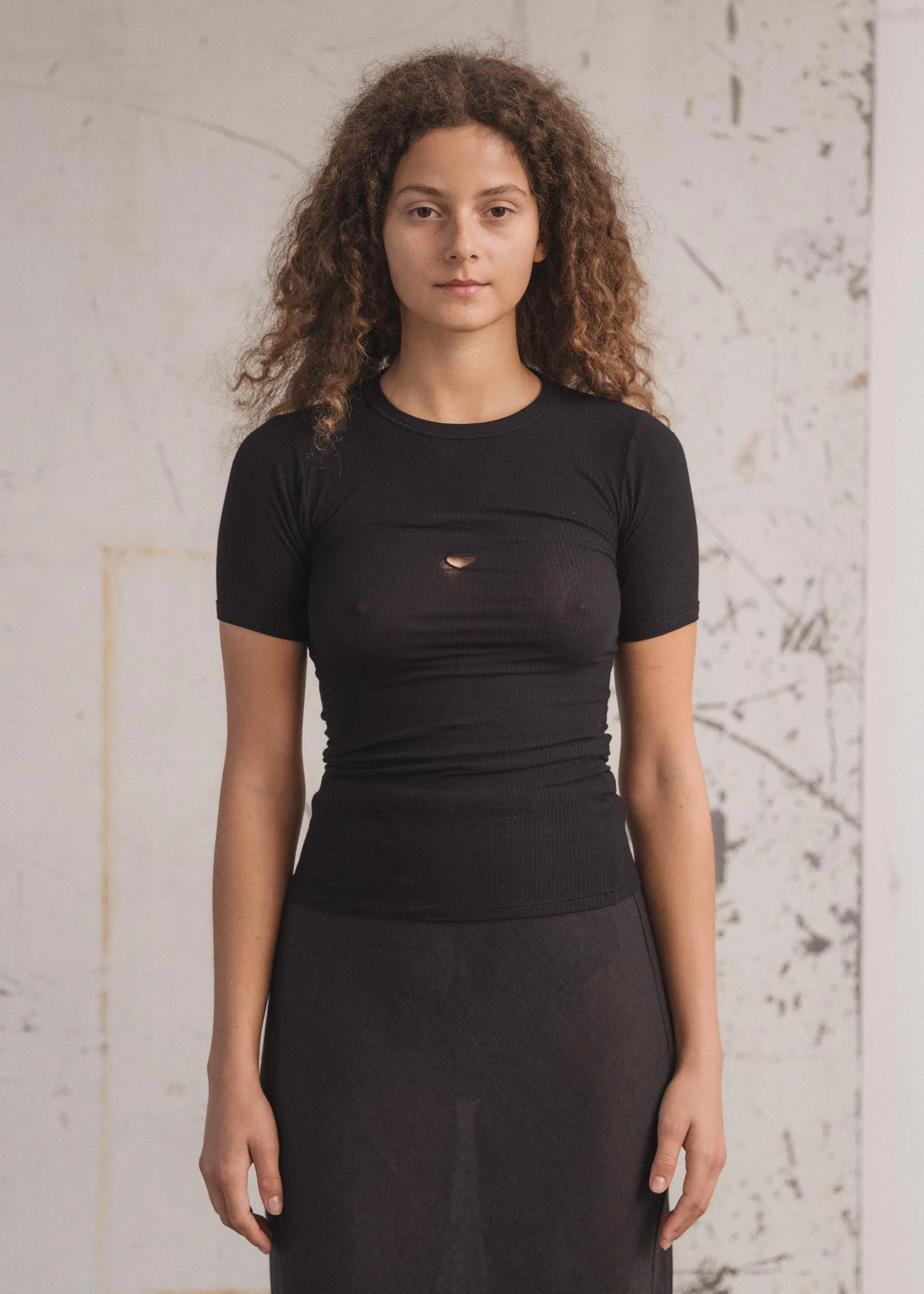 Baserange Heart Tee (Black) sold by Penny Sage