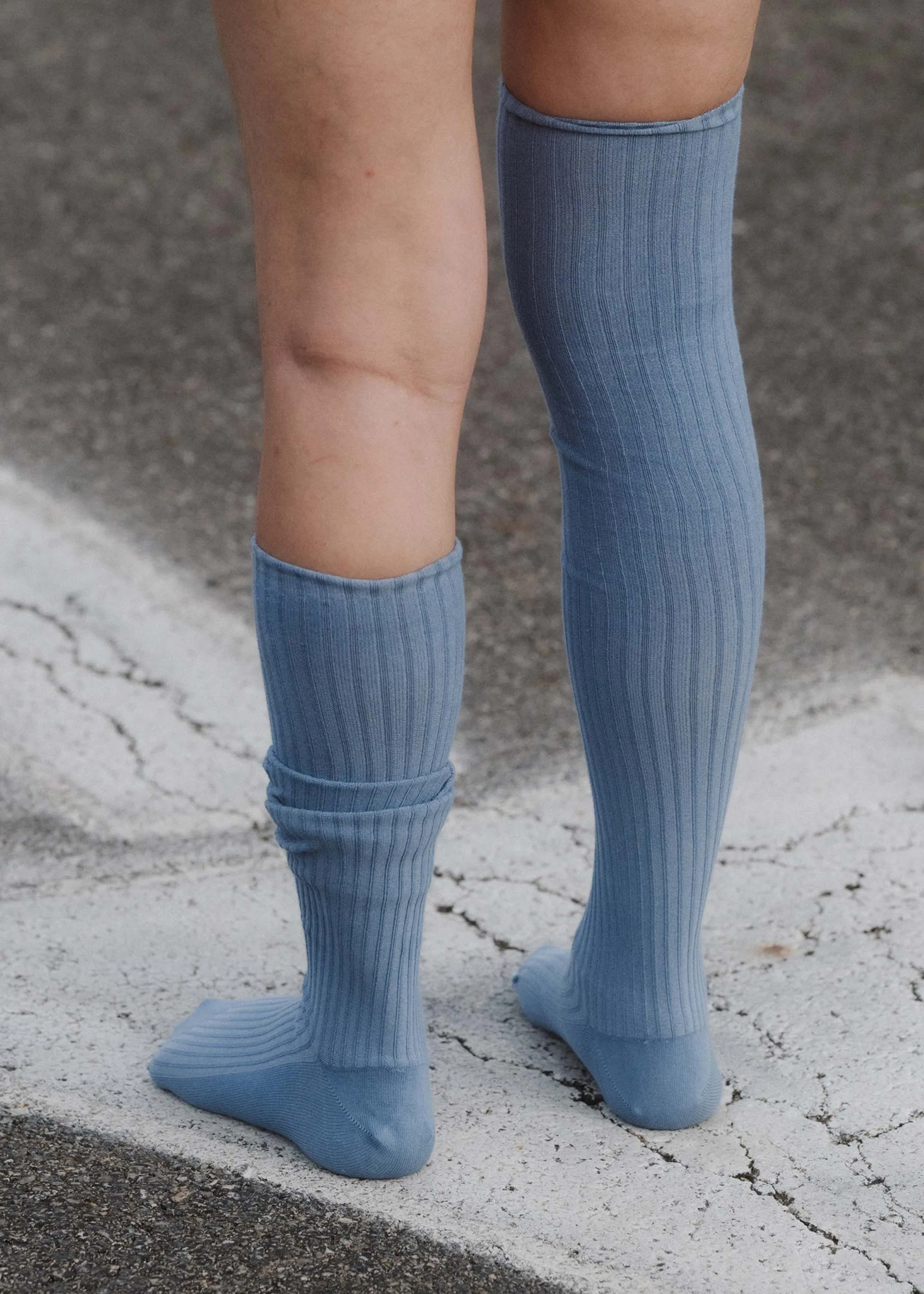Baserange Overknee Socks (Helm Blue) sold by Penny Sage product image thumbnail 2