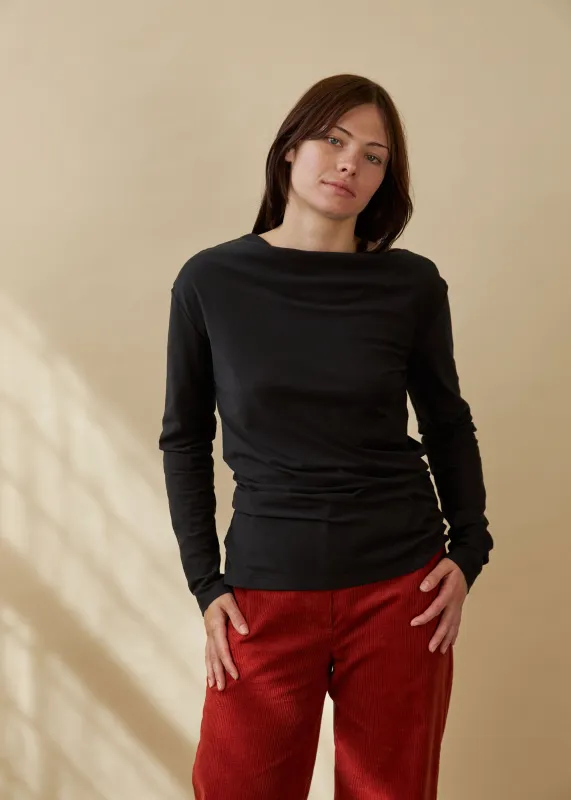 Thea Long Sleeve (Black) sold by Penny Sage