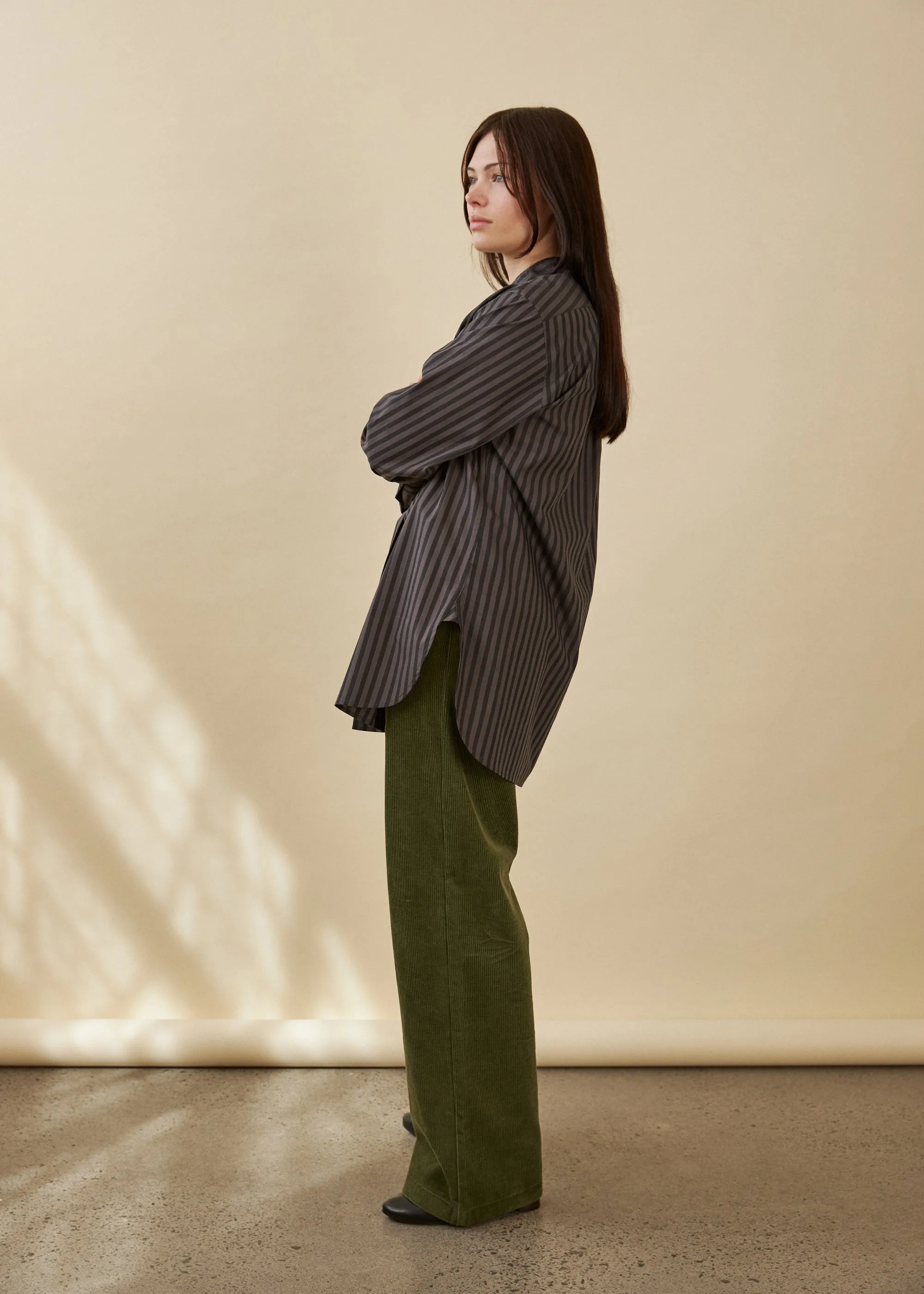 Mason Shirt (Charcoal Stripe) sold by Penny Sage product image thumbnail 3