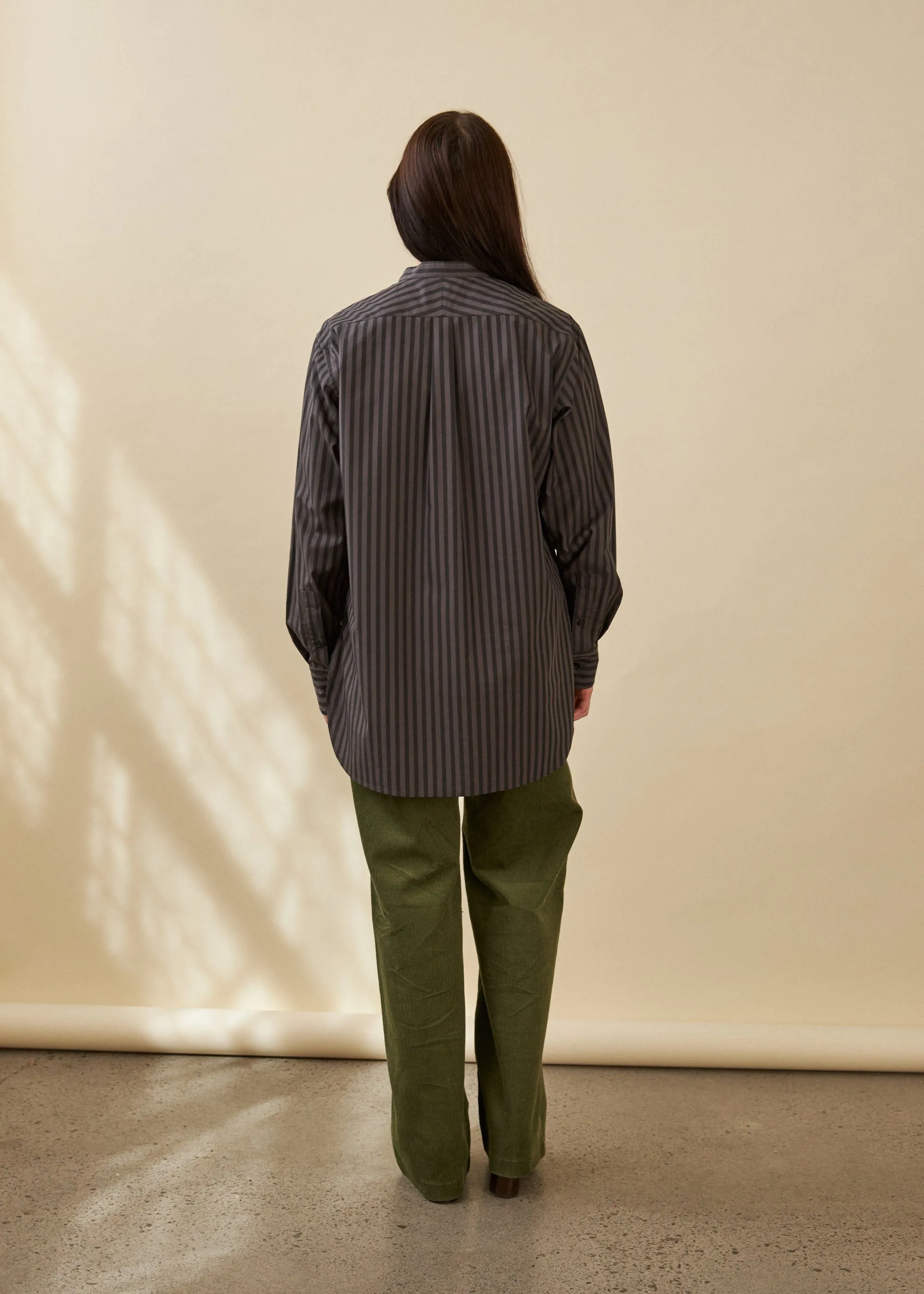 Mason Shirt (Charcoal Stripe) sold by Penny Sage product image thumbnail 5