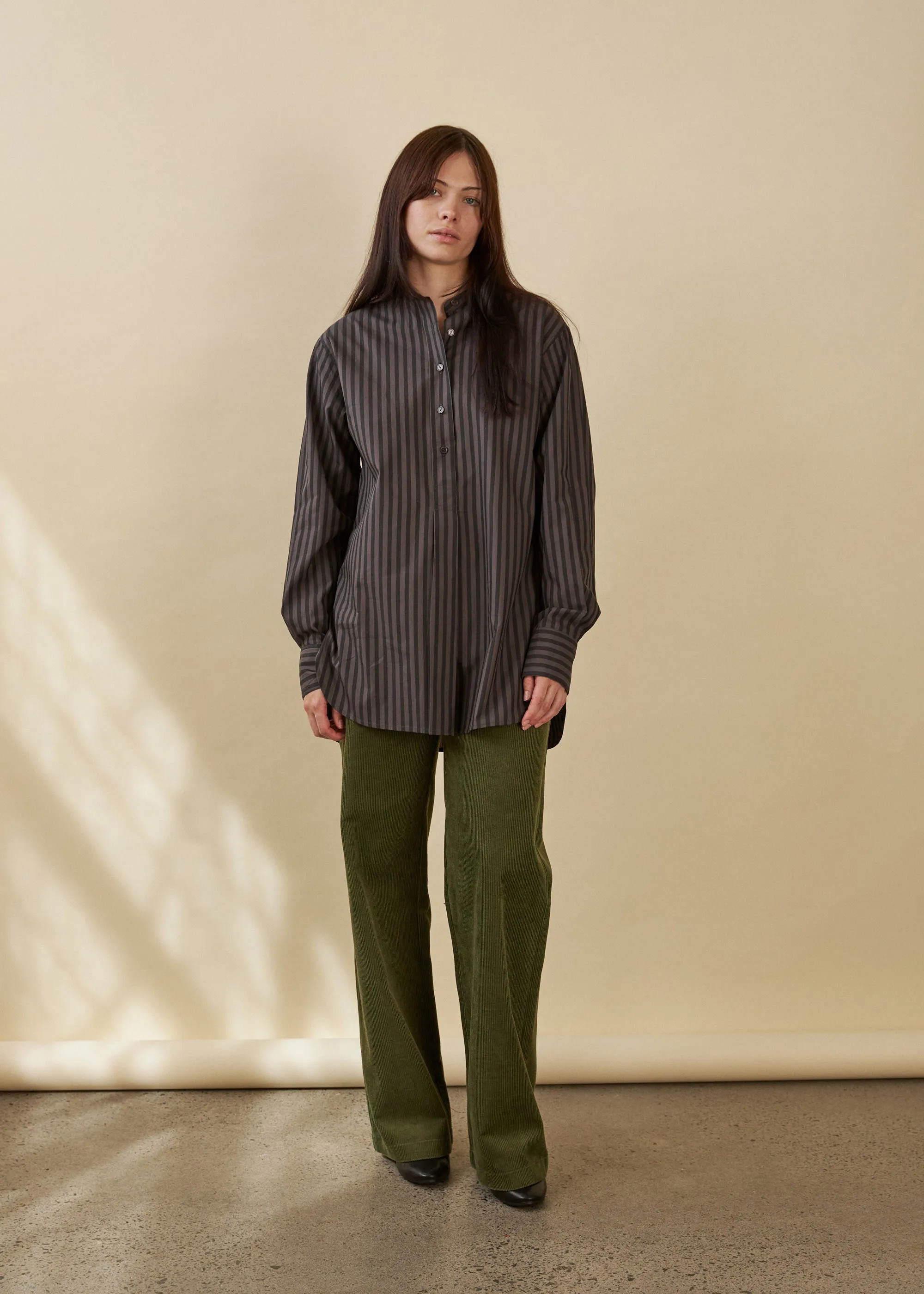 Mason Shirt (Charcoal Stripe) sold by Penny Sage product image thumbnail 2