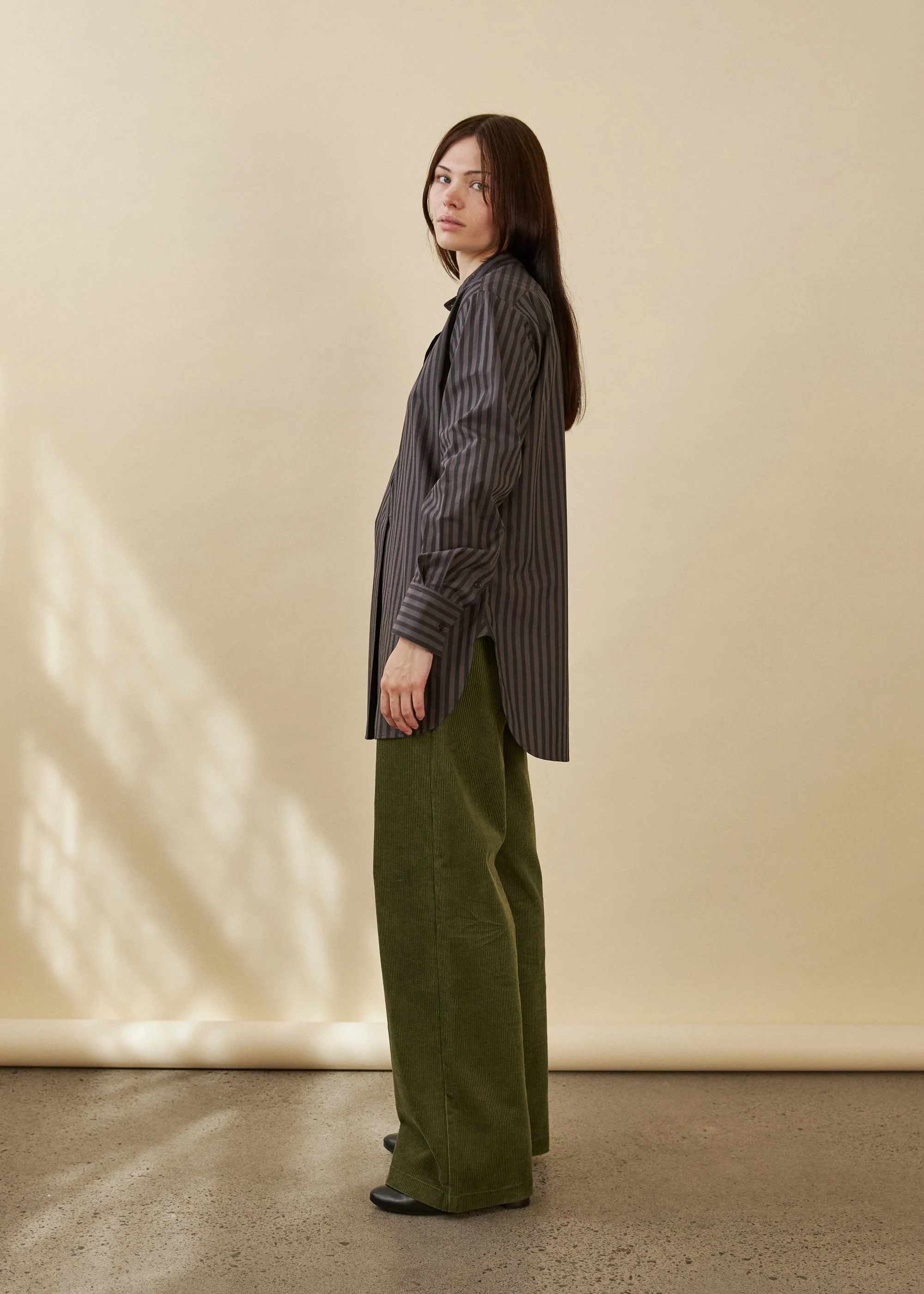 Mason Shirt (Charcoal Stripe) sold by Penny Sage product image thumbnail 4