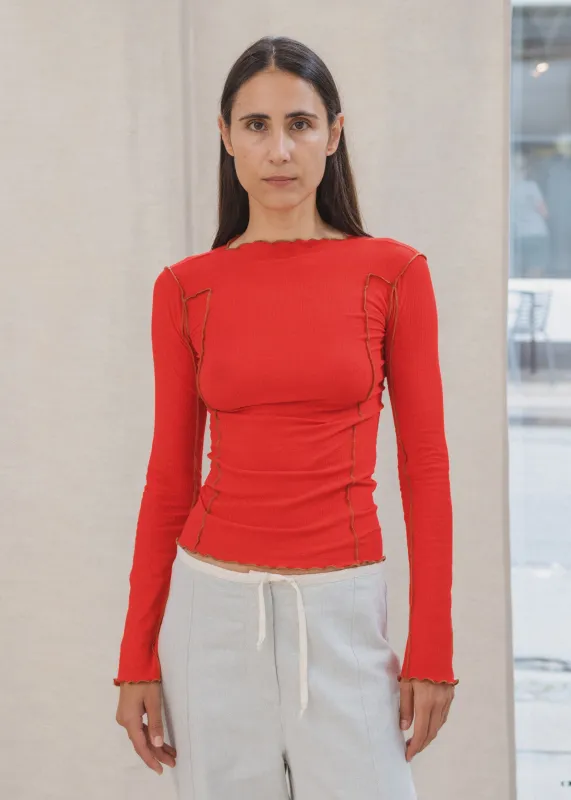 Baserange Omato Long Sleeve (My Red) sold by Penny Sage