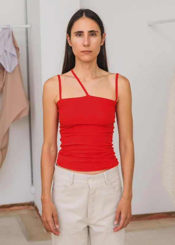 Baserange Nida Tank (My Red) sold by Penny Sage