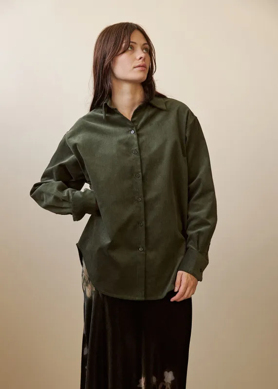 Maryse Shirt (Dark Forest) sold by Penny Sage